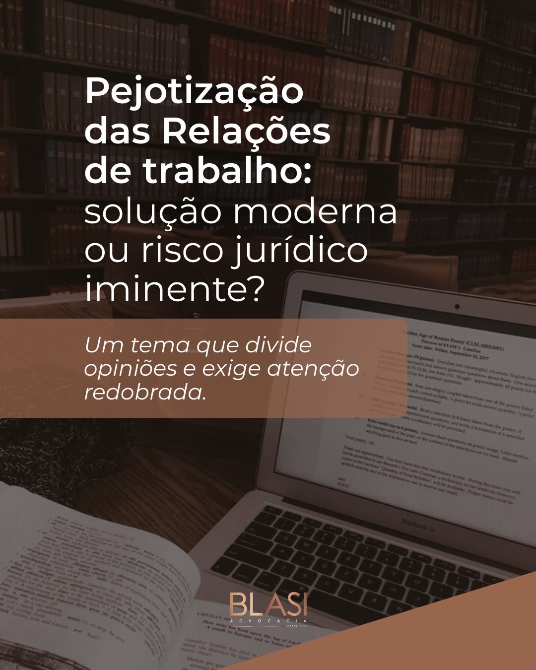 A pejotização das relações de trabalho é um tema cada vez mais presente no ambiente empresarial — e também um dos que mais geram riscos jurídicos quando adotado sem a devida cautela.
Embora possa representar eficiência operacional e redução de custos, a pejotização não é, por si só, ilegal. O ponto central está na forma como a relação é estruturada na prática, especialmente à luz dos requisitos da relação de emprego previstos na legislação e na interpretação consolidada dos tribunais.
Quando mal planejada, a estratégia pode resultar em reconhecimento de vínculo trabalhista, passivos elevados e insegurança jurídica para a empresa.
No carrossel, abordamos os principais critérios, riscos e cuidados essenciais para uma análise do tema.
➡️ Deslize para saber mais e entender quando a pejotização é solução — e quando se torna um risco.
📲 Acompanhe nosso perfil para mais novidades e atualizações jurídicas.