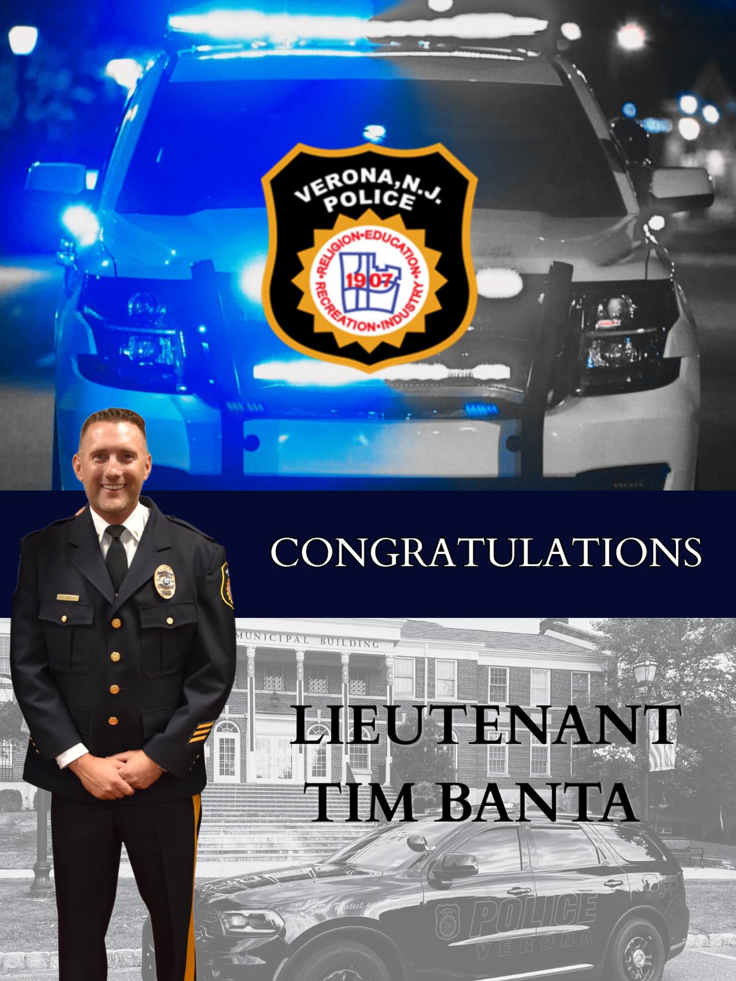 The Verona Police Department proudly congratulates Detective Lieutenant Banta on the completion of 25 years of dedicated and exemplary service. Throughout his distinguished career, Lt. Banta played a vital role within the department, demonstrating unwavering commitment to professionalism, integrity, and public safety. In his leadership capacity, he supervised the Detective Bureau for more than 11 years, providing guidance and direction in the investigation of hundreds of criminal cases. His oversight and dedication contributed to numerous arrests and successful prosecutions, significantly enhancing the safety and well-being of the Verona community. Lt. Banta’s attention to detail, commitment to justice, and steady leadership ensured the highest standards of professionalism and accountability.
Lt. Banta was not only a supervisor, but a mentor and a constant presence—someone whose experience and judgment shaped countless cases and careers. In addition to his investigative leadership, Lt. Banta also served the department as a certified firearms instructor and Taser instructor, contributing to the training, preparedness, and safety of fellow officers. His impact will continue to be felt long after his last day in uniform.
Thank you, Lt. Banta, for your years of service, dedication, and unwavering commitment to this community. Wishing you a well-earned and fulfilling retirement.
#veronapd #veronapolice #vpd