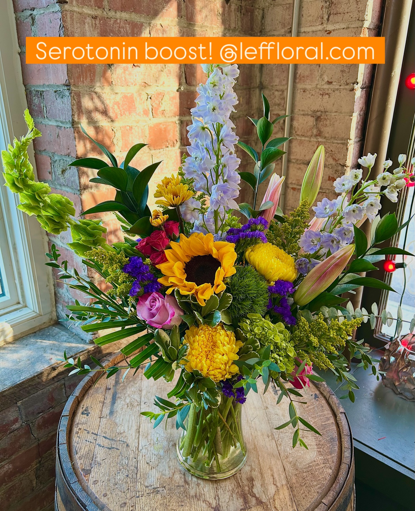 January in Ohio can be filled with lots of gray skies. Boost that serotonin level and send some brightness and love.💕
FLOWERS IN THE CITY!