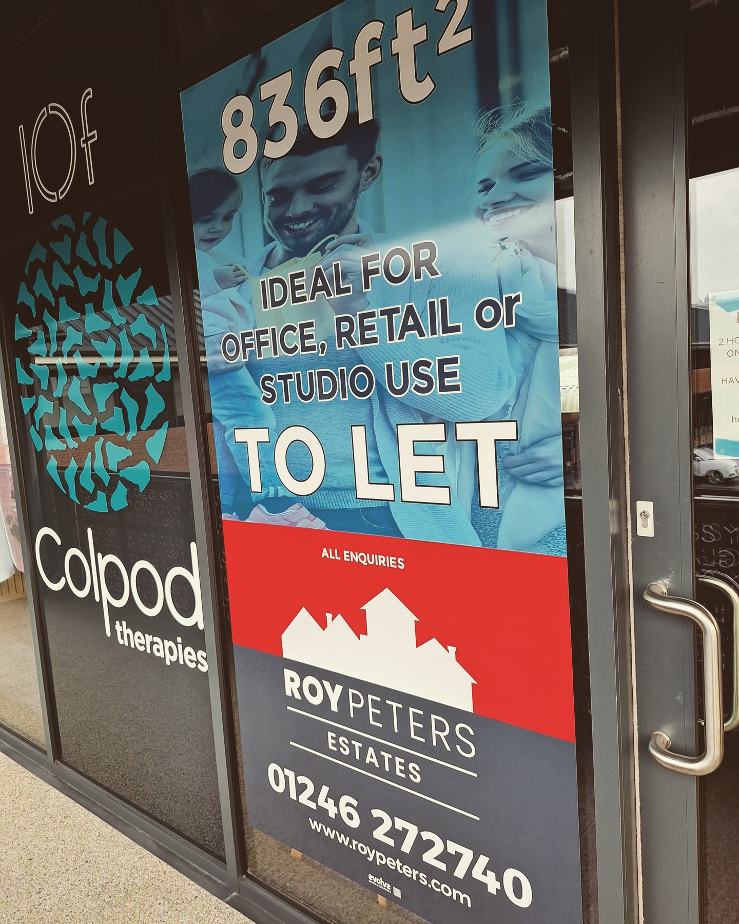 Nice new window vinyl for Roy Peters in Chesterfield this morning 😊