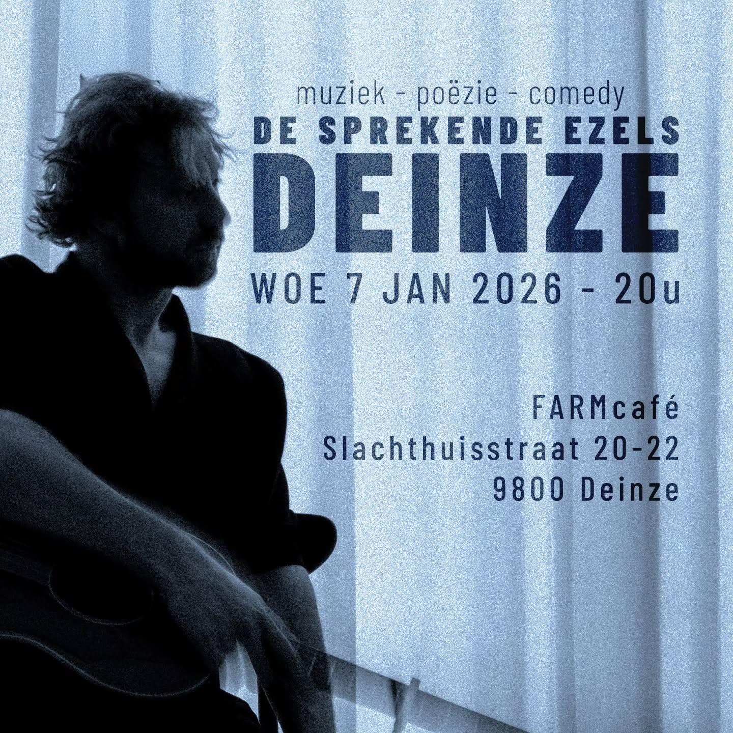 Morgen hang ik de ezel uit. Komt af e!