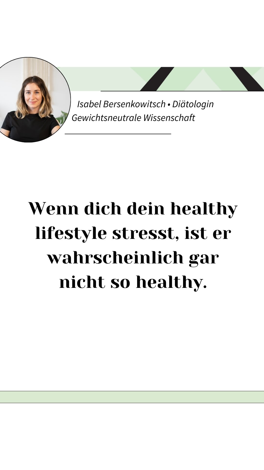 Wie viele Influencer:innen hast du schon in solchen Szenen gesehen? In die Kamera lächelnd. Mit Obst, Gemüse und Proteinen. Beim Sport.
Und vielleicht erkennst du dich in diesem fake Lächeln wieder. Weil „gesundes“ Essen bei dir Druck macht. Weil „gesund“ sein sich nach Regeln, Kontrolle und Anspannung anfühlt.
Nicht nur eine dieser Influencer:innen hat im Nachhinein von einer E$$$törung oder gestörtem Essverhalten erzählt.
Wenn dich dein healthy lifestyle stresst, ist er wahrscheinlich gar nicht so healthy.
Denn der Stress, den du dir mit Essen machst, ist oft ungesünder als das Lebensmittel selbst.
Es darf auch ohne Zwang gehen.
Ohne Druck. Ohne Angst.
Dein erster Schritt: Folge @ernaehrungsrevolution für mehr content zu Essen & Psyche.
✨ Wenn du Frieden mit Essen, Bewegung & deinem Körper willst:
👉 Das nächste Food Freedom Programm startet am 15.1. – nur noch 3 Plätze frei. Anmeldung über den Link in Bio
#healthylifestyle #gesundeernährung #selfcare