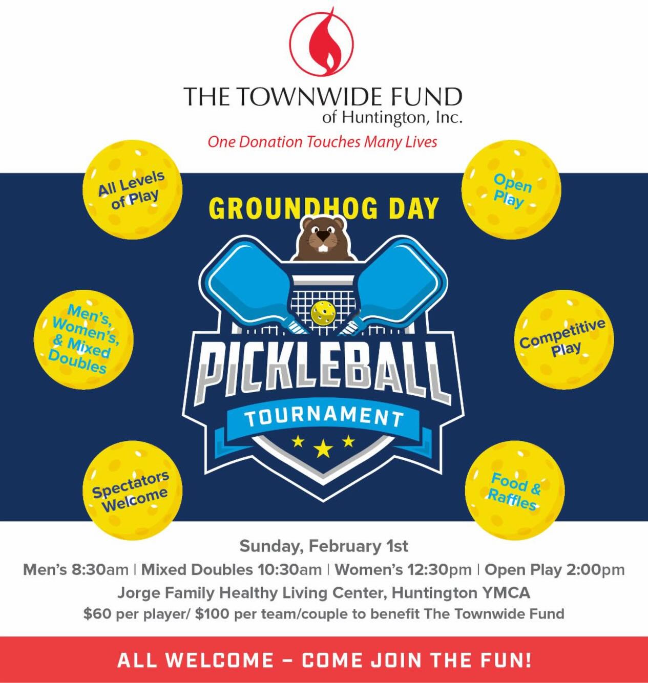 Come join us at the Groundhog Day Pickleball Tournament! 🎾
Compass Physical Therapy is sponsoring the @townwidefund annual pickleball tournament again! We love supporting our community- on and off the court! 💙
Join the fun and sign up today!!!
https://townwidefund.org/2026-pickleball-tournament/
#compasspt #physicaltherapy #pickleballtournaments #sponsorship