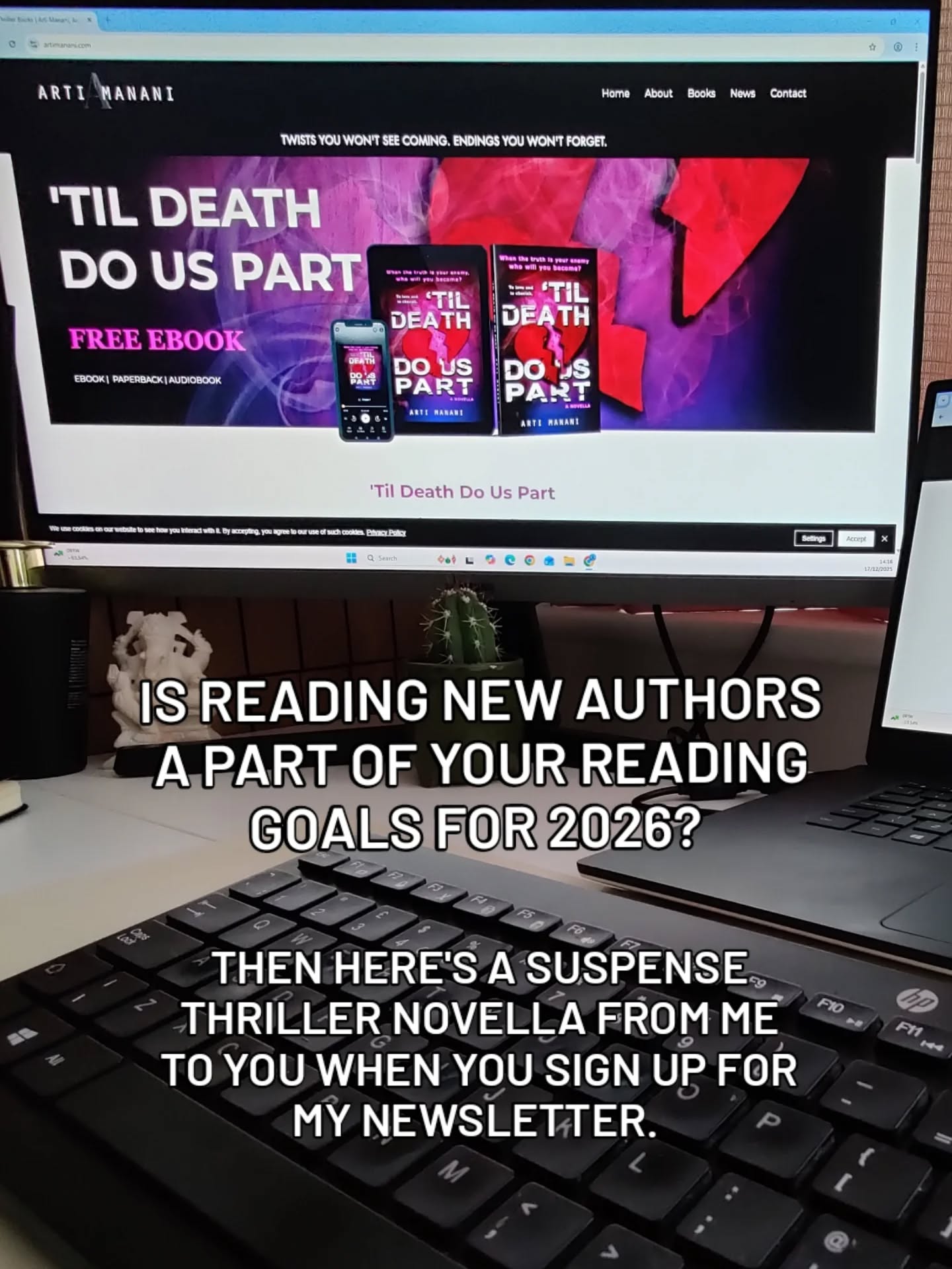 Is reading books from new authors part of your reading goals for 2026? Then here's a domestic suspense thriller novella from me to you when you sign up for my newsletter. Think you've read them all when it comes to the amnesia trope? Bet you'll never guess the ending for this one. 👀👀👀
Get yours now via the link in my bio.
🖤