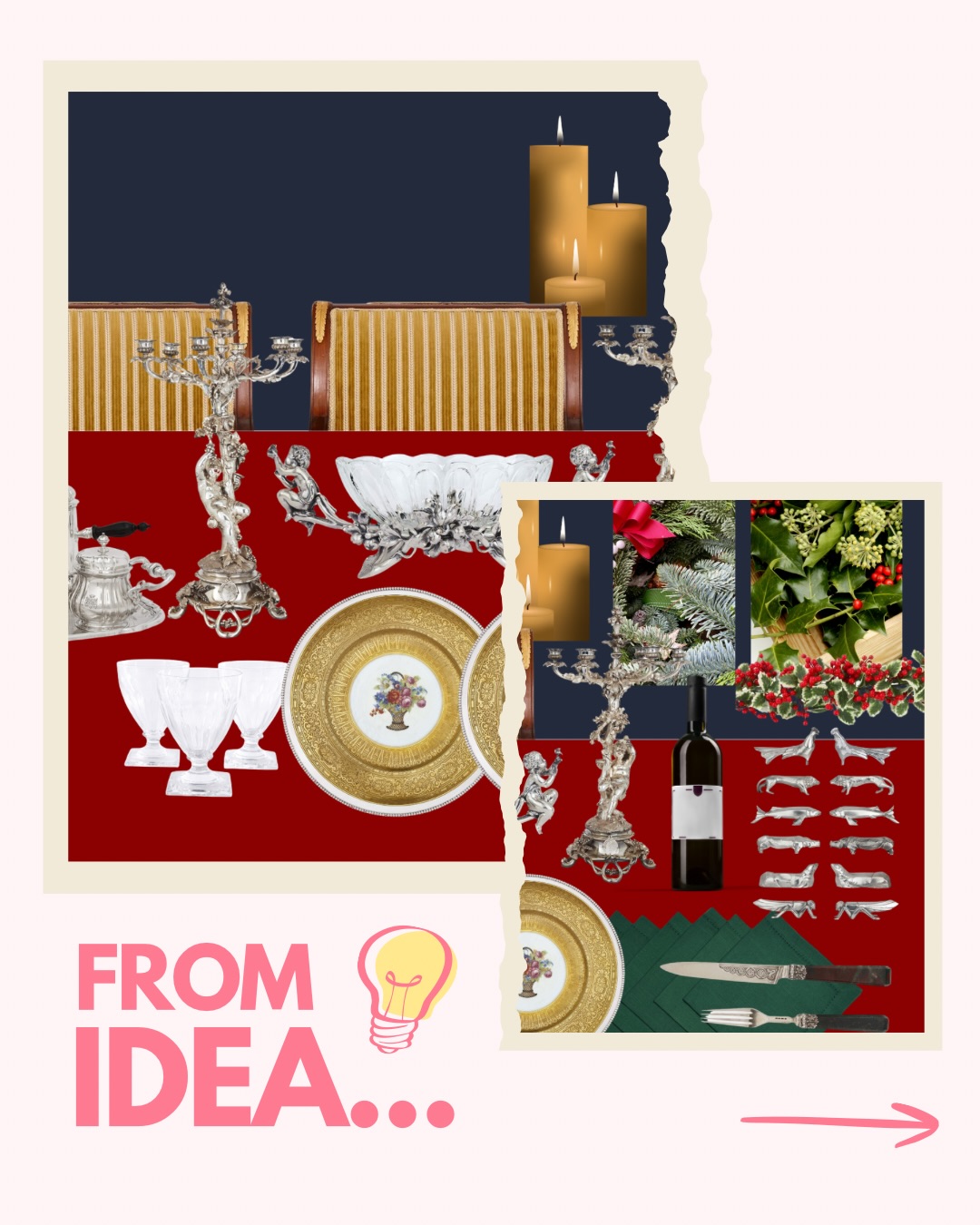 Christmas may be over, but in this first week back at work, many of us are still feeling the post-holiday blues (I know I am! 😅) To keep a little of the festive spirit alive, here’s a photoshoot showcasing a Christmas dinner table styled with antiques, showing how these pieces can be beautifully incorporated into a modern home. 🎄
I designed, planned, and managed the shoot, as well as edited some of the final images. The setting brings together pieces by renowned makers such as Christofle, complemented by rich, festive colours and décor. 👏🏻
Struggling to find the best way to showcase the beauty of your antiques? I can help! 😉
I specialise in presenting antique and vintage pieces in fresh, unexpected ways that make them feel exciting and relevant to today’s audiences. Send me a DM or visit my website to find out more - link in bio! 📩
📸: Claire Collins for Mayfair Gallery
•
•
#artdirection #photostyling #design #productphotoshoot #antiques