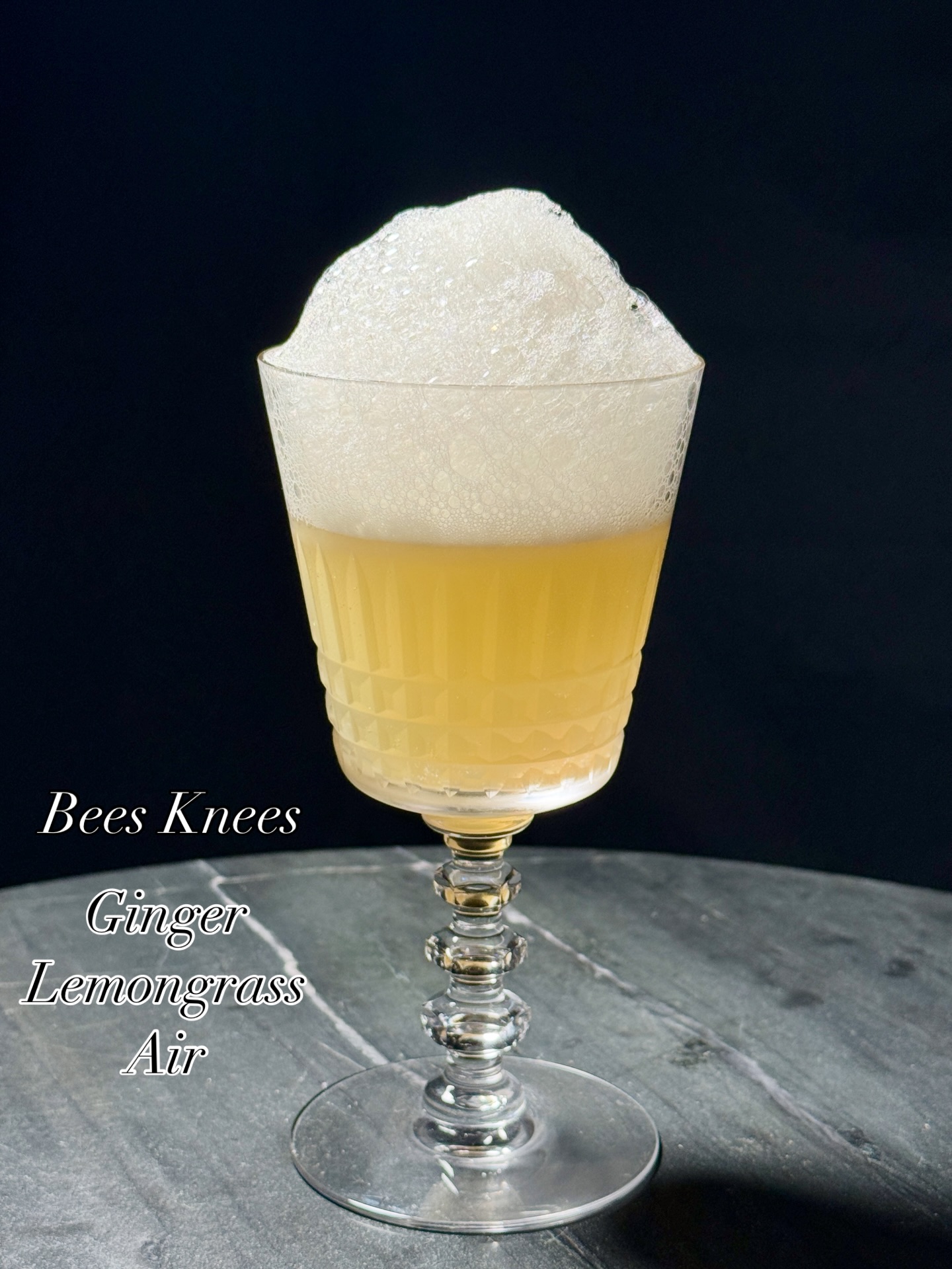 Another addition to the “Air” series, the classic Bees Knees with ginger lemongrass air.
This adds a fun, spicy, and earthy note to this honey sweetened gin cocktail.
Want this at your next event? Choose Cocktail Cosmos 🍸 💫
#charlotte #charlottebartender #mobilebar #bartenderforhire #cocktail