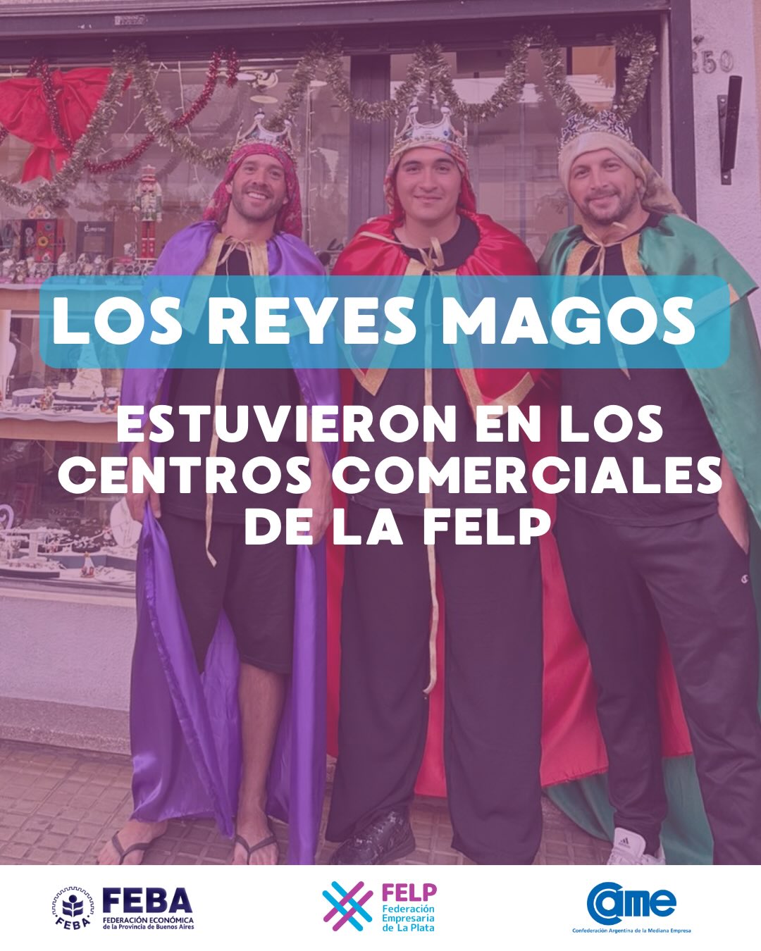 Día de Reyes en los Centros Comerciales ✨
Los CCA Calle 8, 9 y adyacencias y Calle 2 Tolosa celebraron el Día de Reyes junto a las familias, llenando las calles de sonrisas, regalos y momentos compartidos. Una jornada pensada para disfrutar, fortalecer el comercio local y mantener vivas las tradiciones 🎁
@redcame @febaok