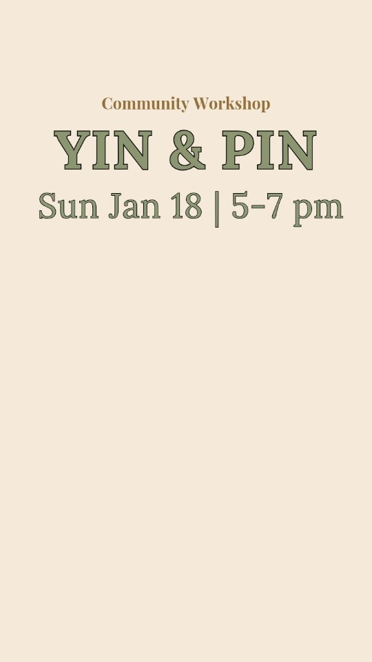 🧘♀️ YIN & PIN — LAST CHANCE ❄️
This is it — our fifth and final Yin & Pin. 🥲
I’ve been deeply honoured to work alongside my dear friend Haley Paul these past few years. This offering has been incredibly special, and we’re going to miss her so much. In March, Haley departs for Chengdu, China to finish her internship of TCM, making this a heartfelt final offering together (for now).
📍 Altitude Fitness Studio
🗓 Sunday, January 18th
⏰ 5:00–7:00 p.m. — beginning right as the sun sets
Held on a Sunday night in the cold depths of winter, this workshop is intentionally timed for when the world quiets and you’re invited to do the same. Rooted in the Water element, it honours stillness, inward reflection, and deep rest.
This experience is especially for anyone feeling high stress, depleted, or stretched thin. If you feel like you don’t have the energy — that’s not something to push through here. It’s something to be acknowledged and supported. You don’t need to arrive energized or motivated — just willing to rest.
Students consistently share that they leave feeling deeply, genuinely rested after this two-hour immersive workshop — supported by slow Yin yoga, acupuncture, and a long, nourishing shavasana in a cozy studio while winter rests outside.
✨ A community favourite
✨ Deeply loved and well-attended
✨ A rare and meaningful experience
If quality rest has been calling your name, this is your invitation.