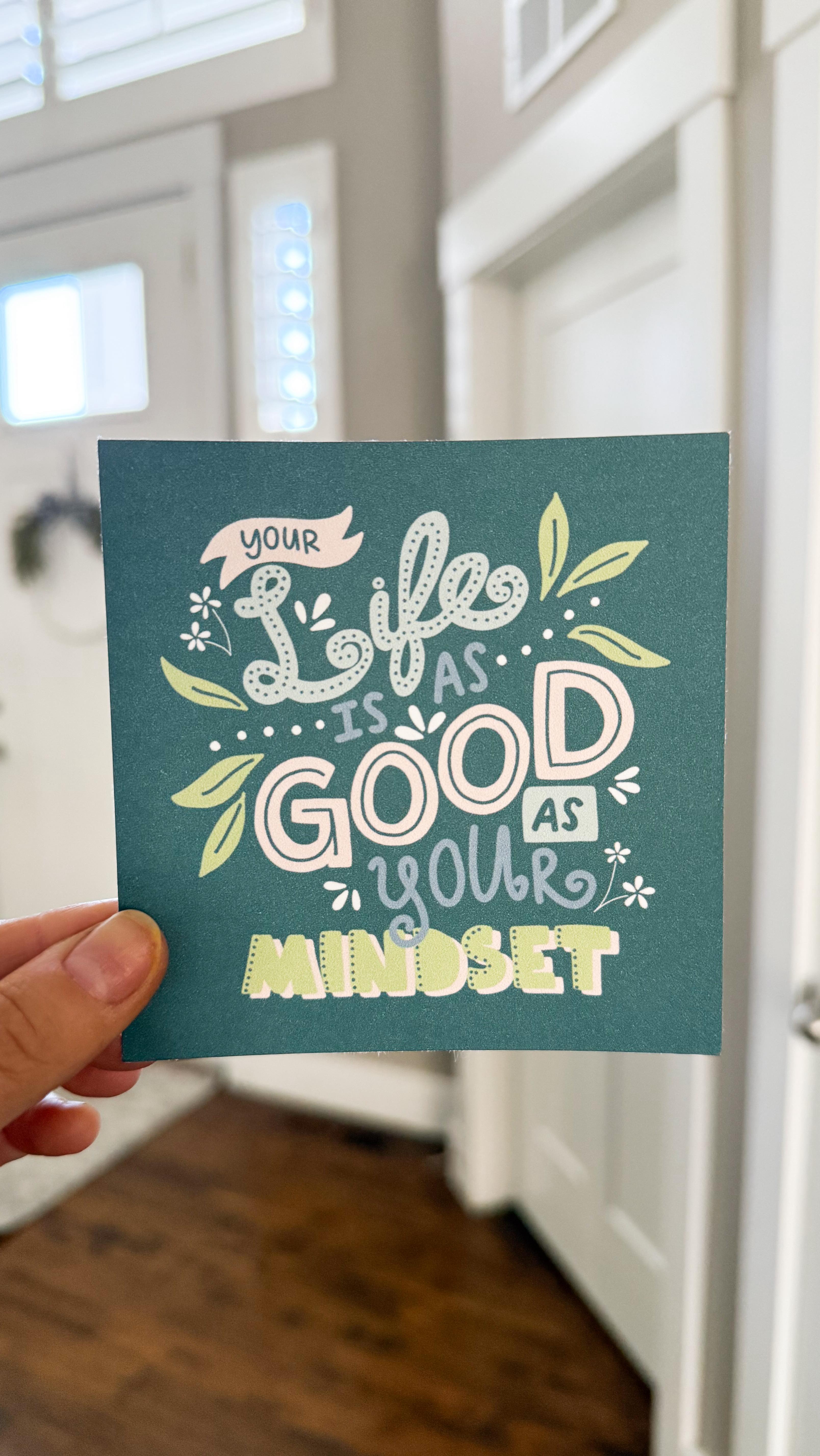 I designed this print back in…October? Took some cute vids and pics excited to share it. But didn’t. Because I became self conscious. Every time I’d go to share or post the past few years I just talk myself out of it. I’d tell myself my work didn’t matter or wasn’t good enough. Not anymore. I’m sharing and creating here again for fun! Because I have always loved to share and create! I love seeing the good on this app and I want to contribute in a small way🥰.
So here’s this cute lil print I designed for the young women in my ward. Of course I printed one out for Tinley too and put it on her bulletin board (eee! She’s turning 12 this year🤯😍 …like hoooow?!)
Want one too?
You can find this print on my website here:
www.audreyfuller.com/product-page/your-life-is-as-good-as-your-mindset-4x4-printable
—————
#audreyfullerart #mindset #positivevibesquotes #youarewhatyouthink #roomprints
Your life is as good as your mindset, motivational prints, cute affirmations, Audrey fuller art