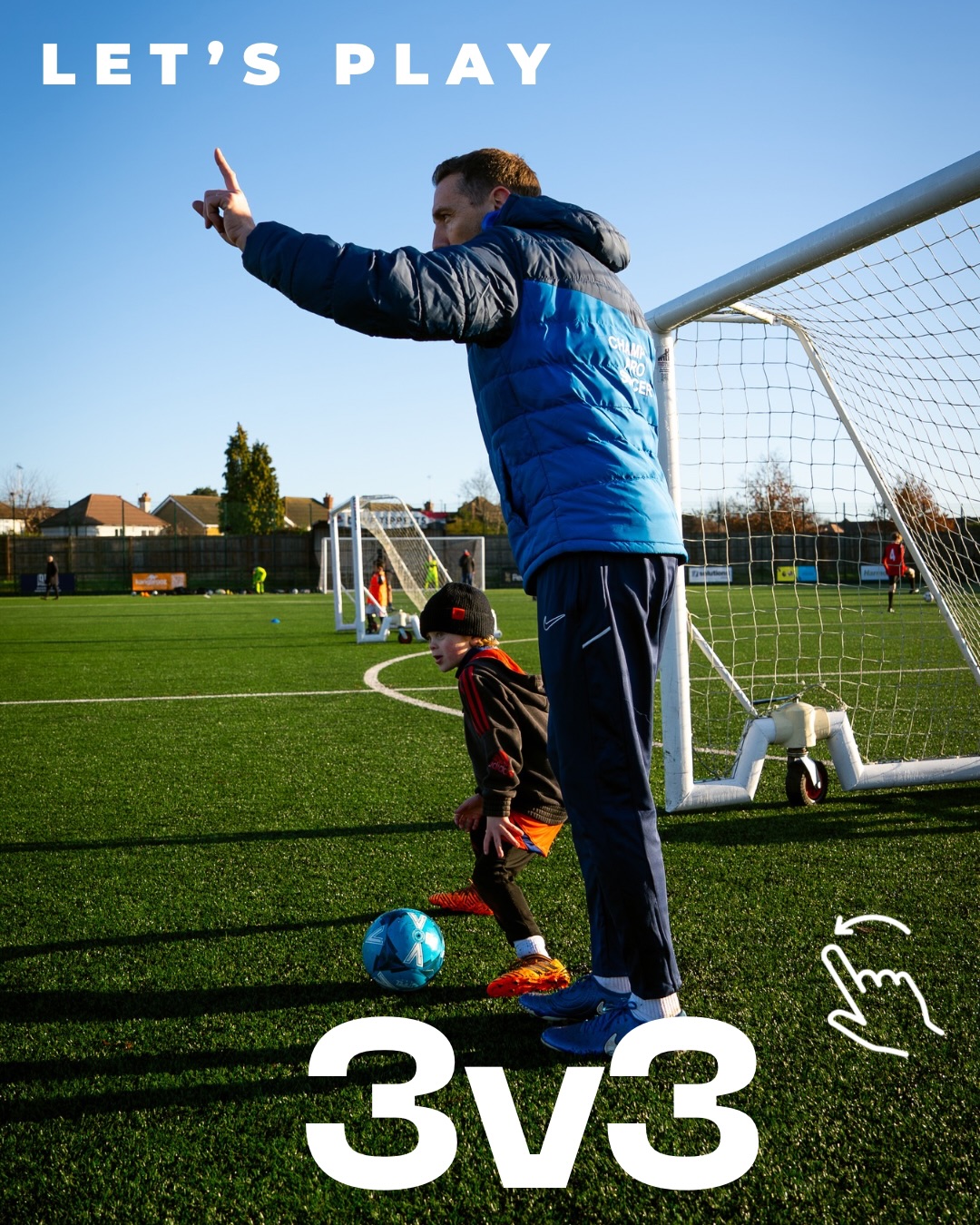 3v3 WEDNESDAYS - COMING SOON 📣‼️
———————————-
Our brand new inflatable 3v3 ‘air pitches’ are due to touch down soon 🤩
———————————-
In February, we will be using our air pitches to launch a new session format dedicated to 3v3 match play 🌟This will give players an opportunity to play an exciting, fast paced style of football to develop quick thinking, fast feet and ball mastery 💯
SESSION DETAILS :
👫OPEN TO PLAYERS AGED 6-14 (suited to those playing for a grassroots football team or with a good amount of playing experience)
📆 WEDNESDAYS
⏰ 5pm until 6pm
🏟️ COBHAM FOOTBALL CLUB, KT11 3EP
GET IN TOUCH TO REGISTER INTEREST !
START DATES AND BOOKING TO BE CONFIRMED SOON! 🙏🏼⚽️🌟
@astar.visuals 📸
