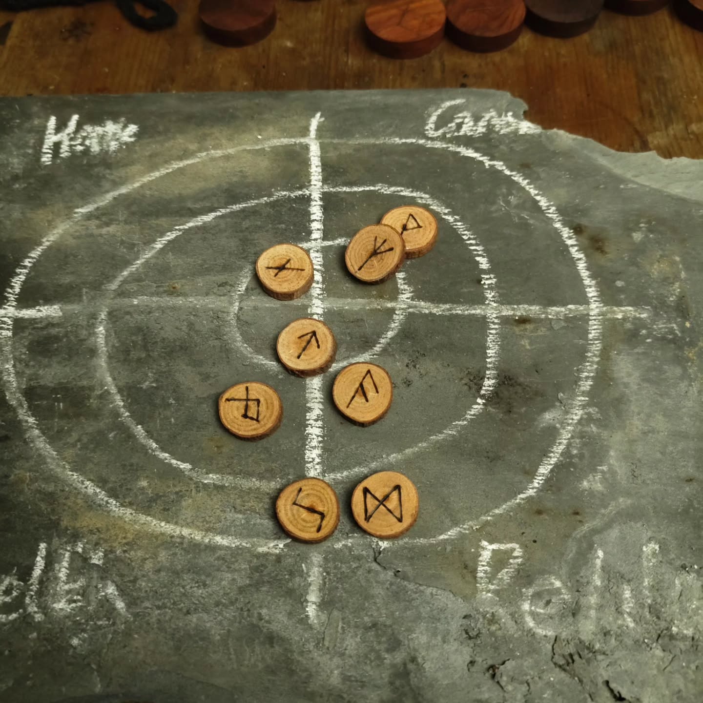 Good morning Wytches, I was recently asked "what's the feeling?"
This not so ambiguous question was in reference to being in a Coven.
I shared an experience from our first Coven of the year as I was teaching different Rune cast's and Reads.
We've come back with new members, returning members and members who have swapped to our second group. So in many ways different people different dynamic.
And yet something remained the same.
The friendship, comradie and laughter,lots of laughter, belly loud laughter! Everyone shared laughs as the Runes made me work and gave me a hard time.
There was a moment, an opportunity to be vulnerable, to share something. With a deep breath and feeling of calm I gave myself permission to be vulnerable.
And whilst everyone took a moment of pause to process what I shared, I realised I gave everyone permission to be vulnerable.
For me being in a Coven is about sharing, sharing knowledge, experiences, joys, sorrows and challenges. It is the bonds of friendship and connection of like minded people
And I think often when we write these posts with our calls to action and whatnot, we miss the spirit of what really invites the Soul........... The emotion behind connection and being seen!
That's what Coven around the World offer, we may be drawn by learning but we are bound by connection, and by shared experiences.
Our Coven has doubled in the last days, with only limited number of in person spaces left! DM if you want to know more
See you all soon
Blessings of the Land Sea and the Sky ❤️ ❤️ ❤️ ❤️