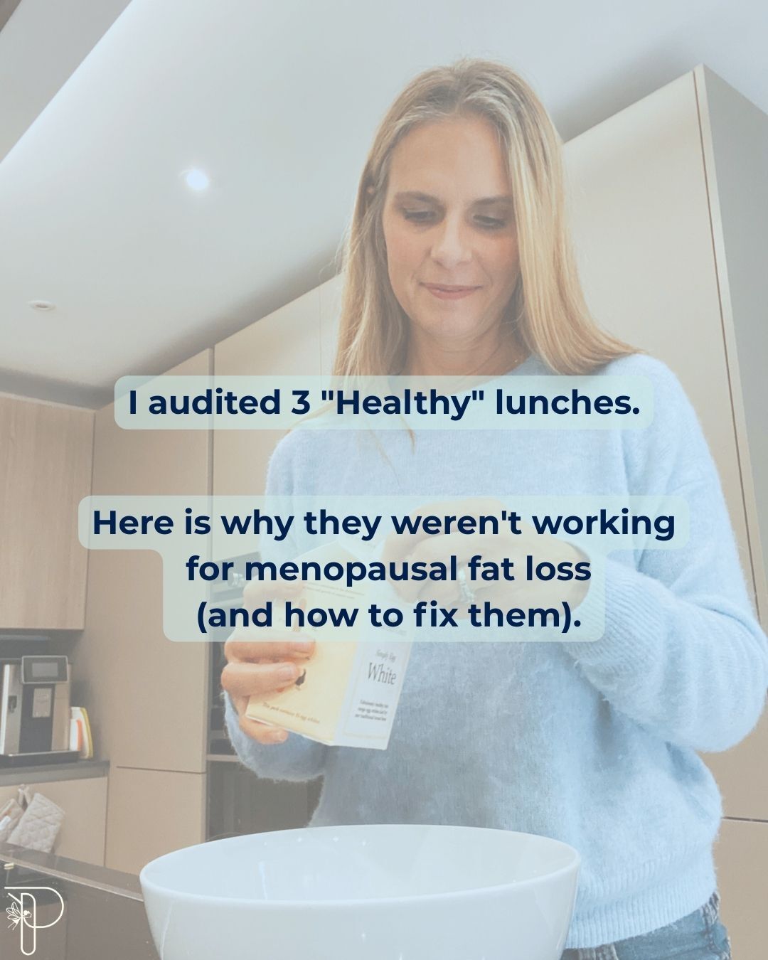Is your "healthy" lunch doing you no favours? 🥗⚠️
I see this all the time. You think you are doing the right thing by having a light salad or a bowl of porridge, but an hour later... you are starving.
Why? Because the ratios are off.
When we miss one of the 3 key components (Protein, Fuel, or Volume), our blood sugar swings and our body senses stress.
Let’s look at 3 common tweaks:
The Salad: Needs Protein to keep you full.
The Porridge: Needs Protein to stop the sugar spike.
The Eggs: Need Carbs (Fuel) to support your energy.
It’s not about eating less. It’s about completing the puzzle.
Want a free audit? 🕵️ Take a photo of your lunch today and DM it to me (or tag me in your stories!). I’ll reply with one gentle "Power-Up" tip to help you balance it perfectly.
(P.S. Don't forget to grab the cheat sheet if you haven't yet! Comment PLATE below).
#menopausenutrition #gentlereset #proteinpixie #weightlosshelp #gentleprogress