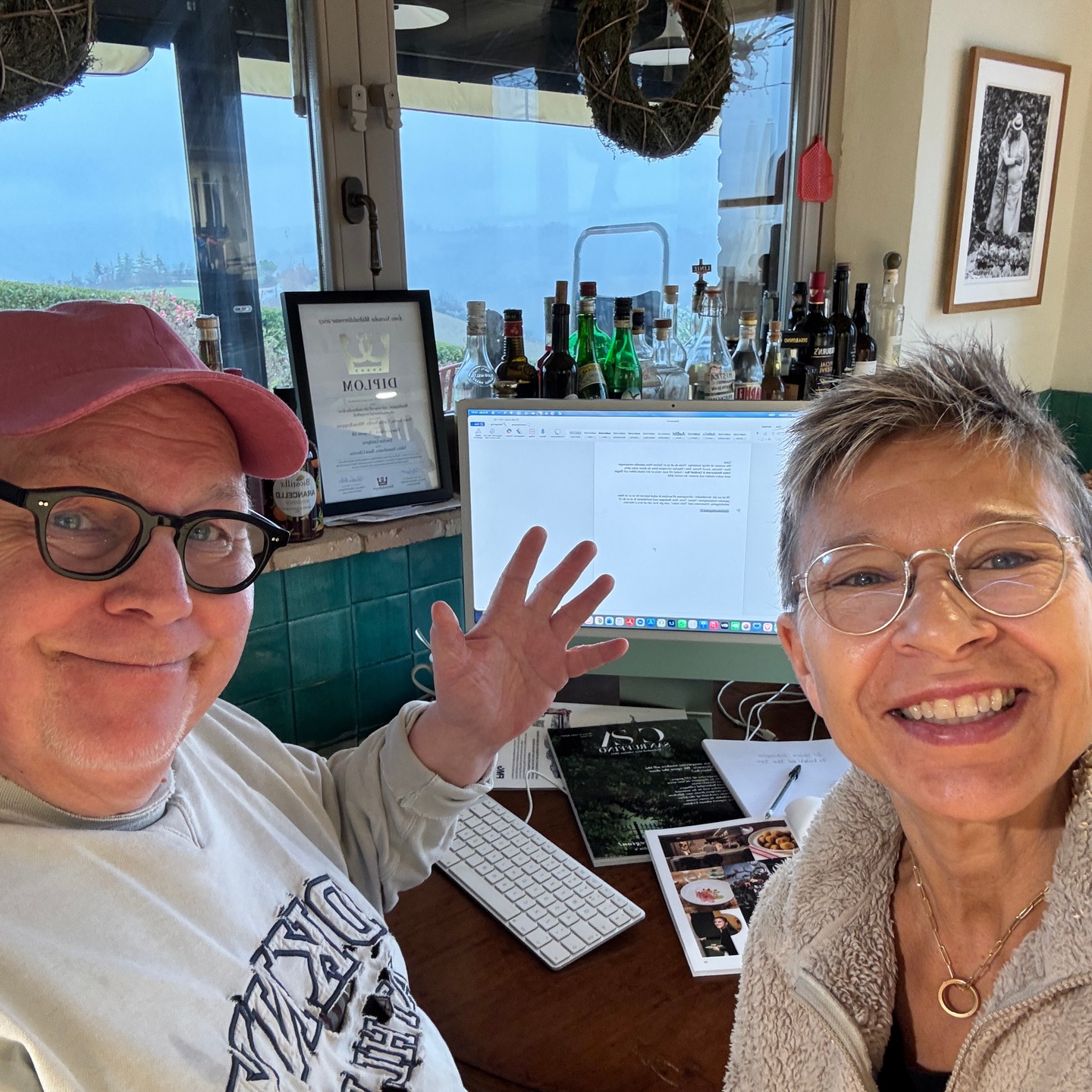 Premiere.
Today, we open the editorial office of our magazine 2026. 124 packed pages. The most significant issue ever.
As the first snow slowly falls over our hill with 4 degrees, fog and really grey weather, we crowd in front of the computer and open the editorial office of our acclaimed magazine.
I can already reveal some real cliffhangers on the restaurant front. Did you know that the best spaghetti aglio e olio in the Marche, topped with tartar from the famous red shrimp from Sicily, is just a few minutes from Ruffino. Absolutely wonderful pasta. And did you know that one of Italy's best Japanese restaurants is in Marche? In a few days, we will be there for training, an interview, and to try the menu. Plus much more.
casasanruffino.com - the most acclaimed boutique hotel in Marche.
I wish you were here.