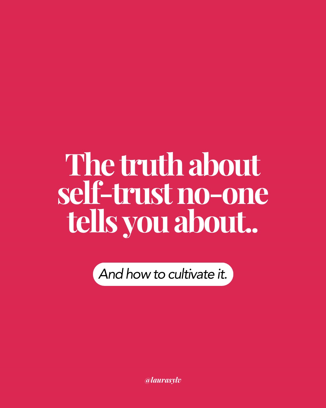 Self-trust isnât built through thinking your way there.
Itâs not in a book.
Itâs not in a course.
Itâs not outside of you.
So where is it?
In the aligned decisions you make without seeking permission and having the courage to follow through with them REGARDLESS of the outcome.
Becoming Her 2.0 starts TOMORROW! đ„
The 4 week challenge.
DAILY voice note trainings.
Compassionate support.
Accountability.
A small group of women levelling up their life!
For the woman ready to stop making excuses and finally take ownership of her life! đ
LFG!
P.s if you can spot the mistake I made in this Iâll give you ÂŁ22 off đ€
.
.
.
#selftrust #overcomingperfectionism #confidencetips #becomingmybestself #selflovejourney