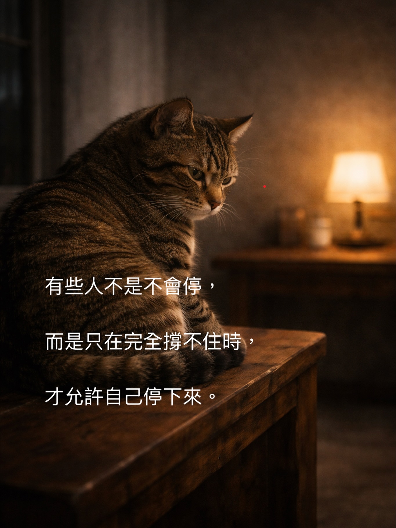 有時候,身體比意志更誠實。