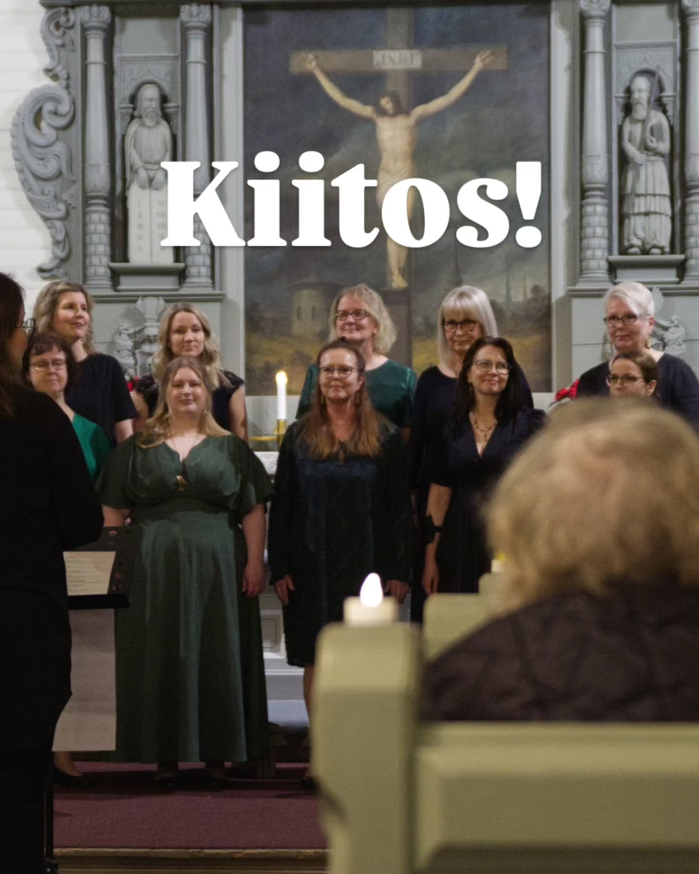 Ihanaisen lämpimät ja runsaat kiitokset kuulijoillemme Heinolassa, Hollolassa, Nastolassa, Lahdessa ja Kärkölässä, olette kultaa! ❤️
Viiden konsertin joulukiertue on nyt takana, ja sydämemme ovat täynnä kiitollisuutta.
Jaetut hetket, lämpöiset ja koskettavat tunteet sekä talven taika syntyivät teidän kanssanne. ✨
Kiitos, että olitte mukana pysähtymässä joulun äärelle,
Te teitte tästä kiertueesta meille unohtumattoman. ❤️
Oikein hyvää alkanutta uutta vuotta 2026 toivottaa:
Filianna 💕
Kuvat:
1, 8, 9, 10, 12, 13 Jari Suvanto
6 Paula Enqvist
11 Pia Riipinen
14 Emmi Riipinen
16 Minna Harinen
#filianna #kuoro #joulunlintu #lahti #hollola #nastola #heinola #järvelä #kärkölä