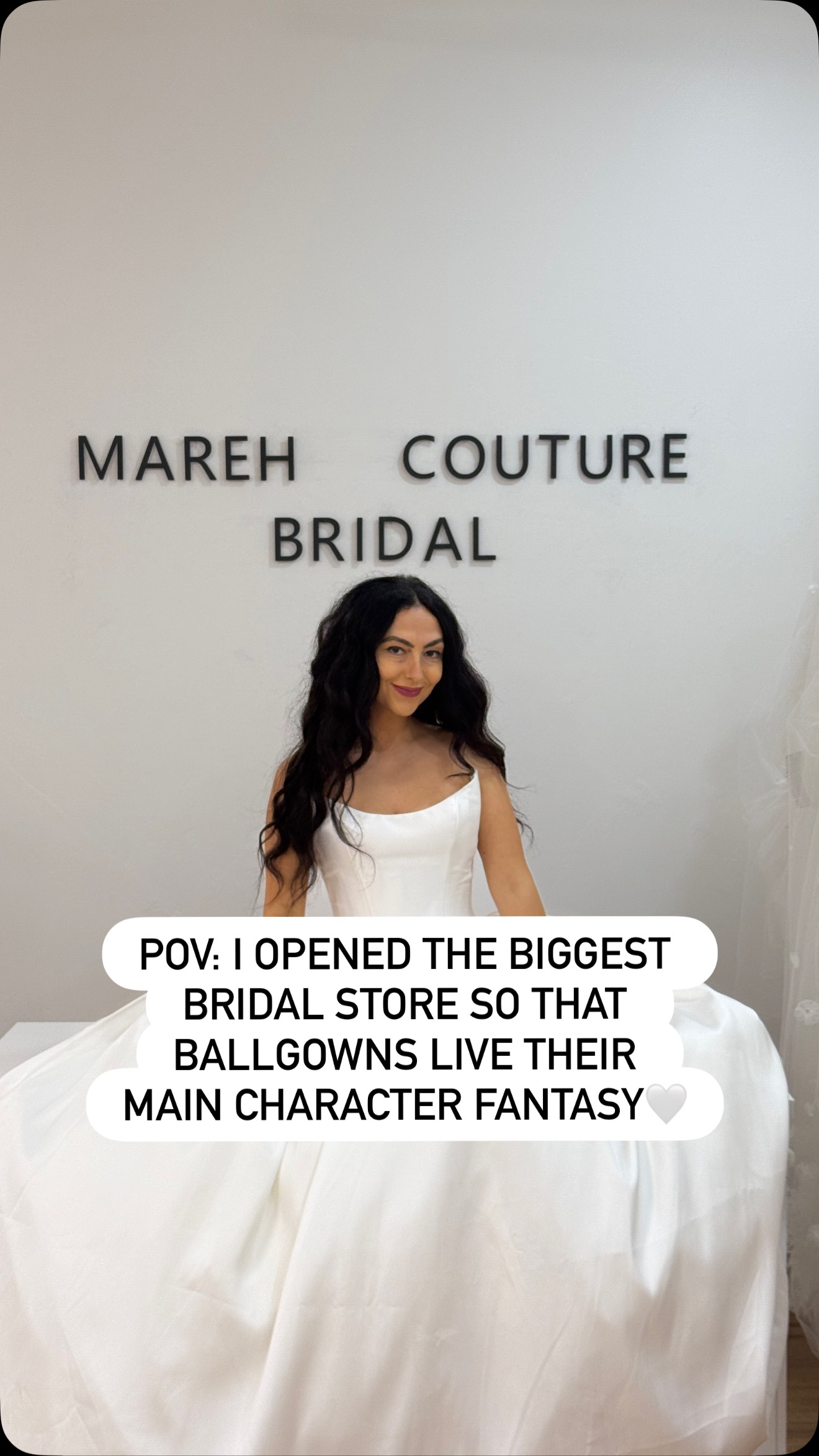 Ballgowns needed space. I gave them a runway 💗
.
.
#bridalstoreowner #ballgownbride #povreels #luxurybridal #bridalfashion #sayyesmoment #marehcouturebridal
