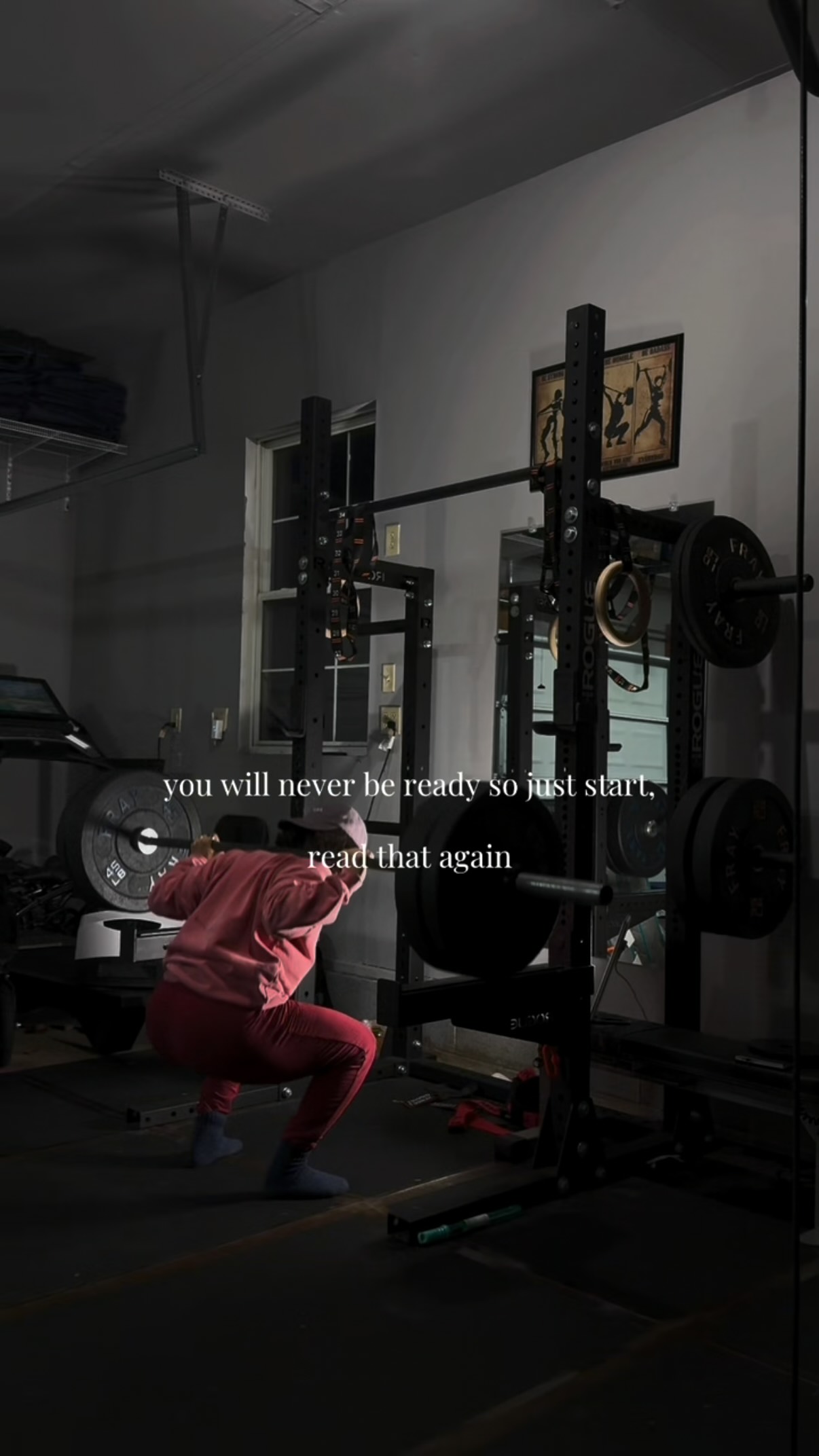 You will never be ready — so just start.
Read that as many times as you need until it sticks.
And this? This was my workout today.
Early morning. Pushing weight. Pushing myself.
Strength has a way of bringing you back.
If this resonates, stay awhile.
—————————
#StrengthOverWeakness #BuiltNotReady #EarlyMorningTraining #StrongWomenLift #FindingMyStrength