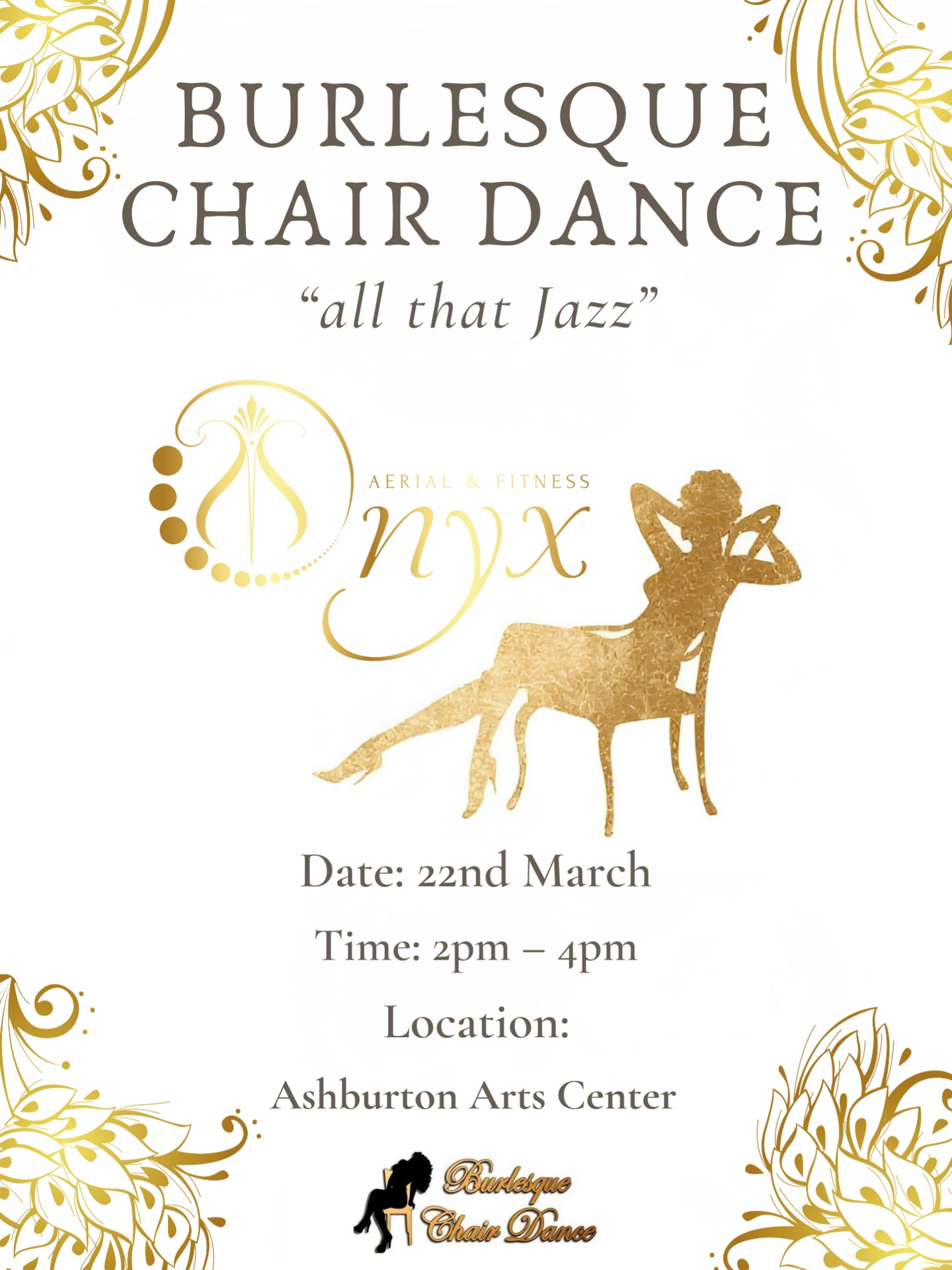 👸 BURLESQUE DANCE WORKSHOP ⭐️
This workshop brings the irresistible glamour of “All That Jazz” to life — think big attitude, sharp lines, and the perfect blend of classic musical-theatre sass and modern ballroom flair.
Expect elegant chair-work, playful accents, expressive arm lines, and those iconic showgirl moments that make you feel like you’re stepping straight onto a West End stage.
It’s a fun, confidence-boosting routine full of style, sparkle, and theatrical energy!
Unleash your inner showgirl and join us
Whether you’re new to burlesque or love to strut your stuff, these sessions are fun, flirty, and beginner-friendly.
✅ No experience needed
✅ Open to all ages and abilities
✅ Moves can be adapted to suit YOU
Join @onyxfitnessuk collaborating with @burlesquechairdancesouthdevon 💃
We are looking forward to hosting you @amberstorm82 💓
Class info:
BURLESQUE CHAIR DANCE to ‘all that Jazz’
Date 22nd March
Time 2pm - 4pm
Location @ashburtonarts
Professional heels welcome, or barefoot.
⭐️
#dance #workshops #burlesque #chairdance