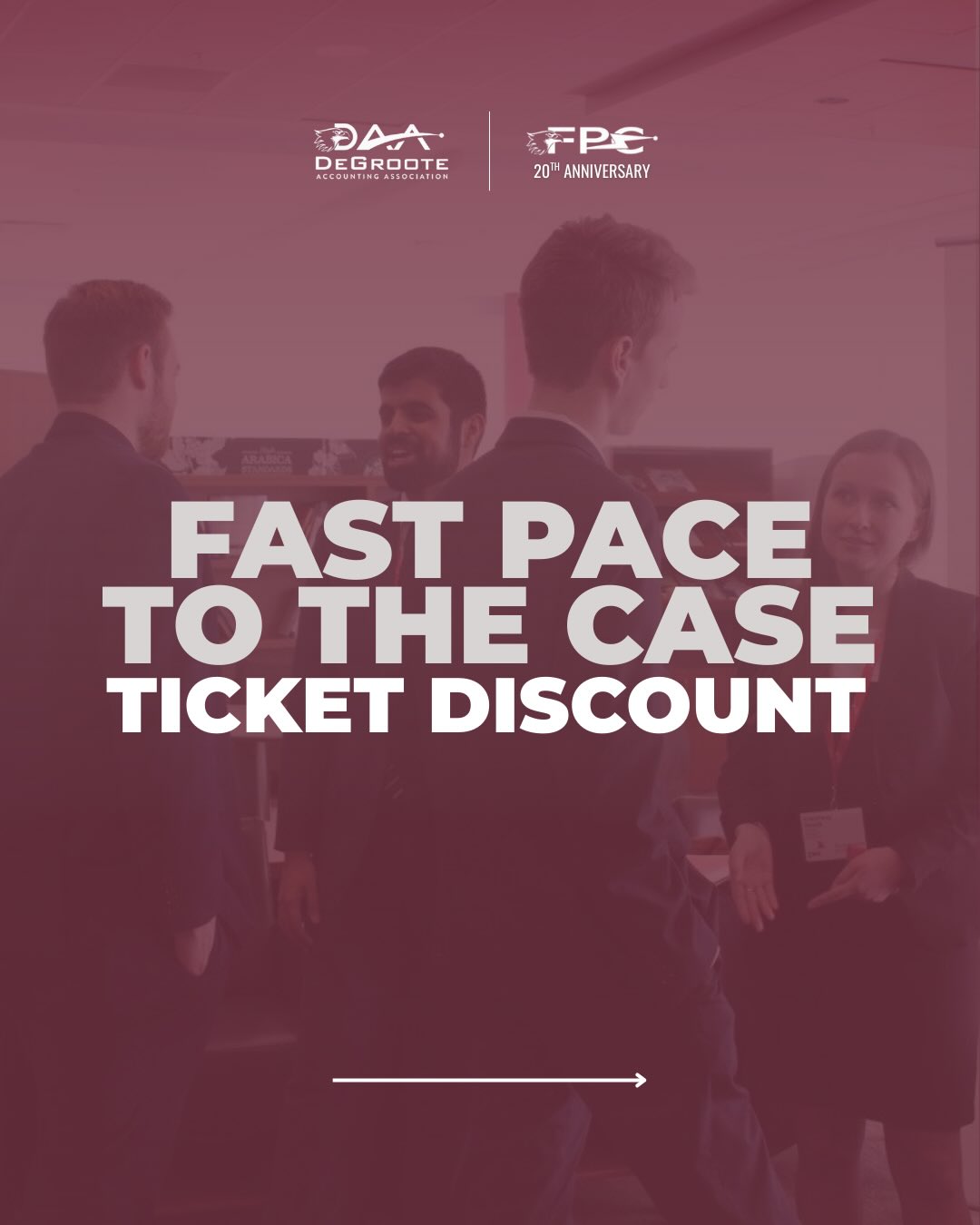 One ticket. Endless opportunities.
Your FPC ticket includes meals, workshops, networking, CFE case prep, industry judges, and $3000+ in prizes.
Members: $30 | Non-members: $35
Spots are limited!