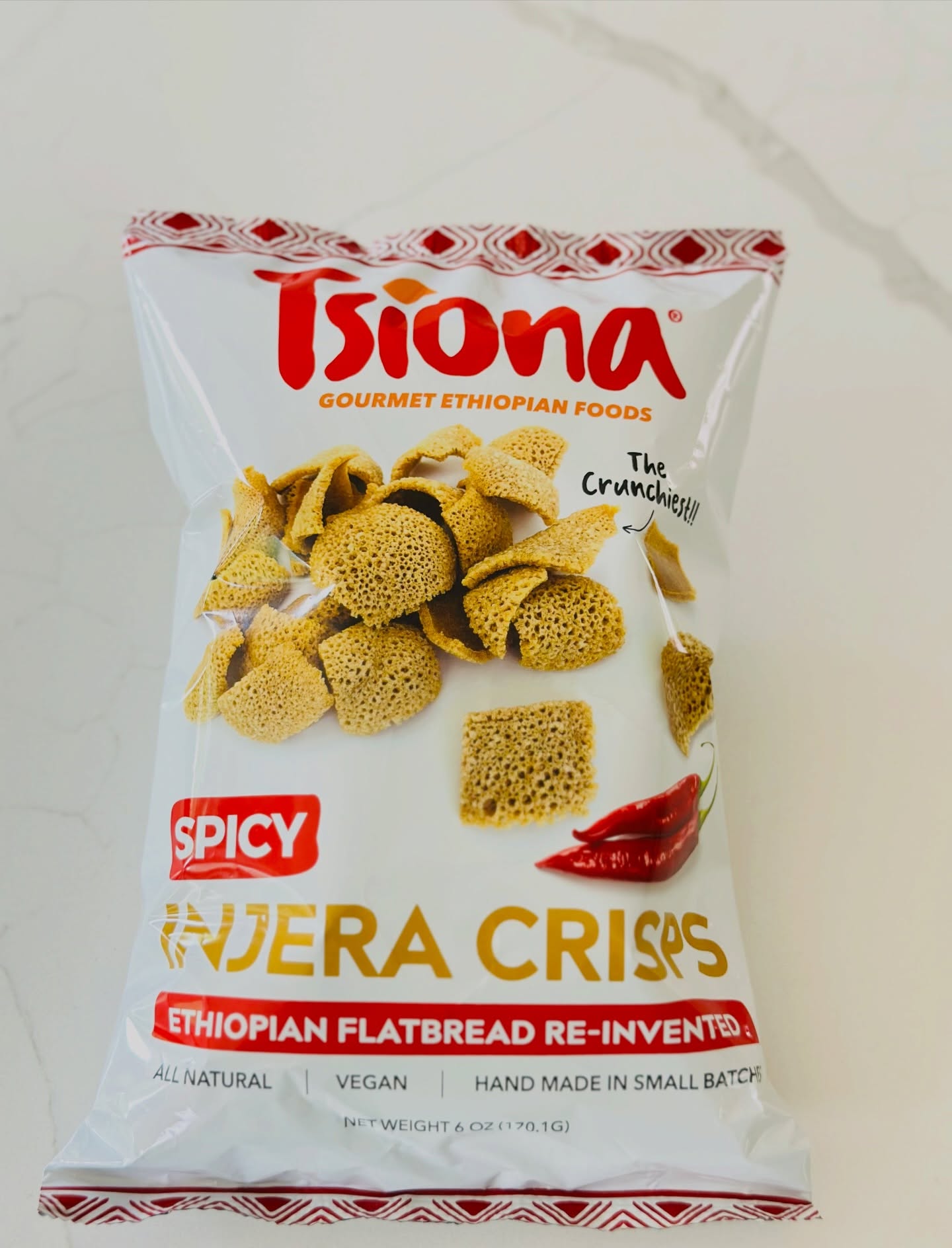 Discover the revolution in snacking with Tsiona Foods Injera Crisps! 🌟 These airy, crunchy delights reimagine traditional Ethiopian flatbread into an irresistible snack. Packed with bold flavors, they’re sure to become your new favorite treat! 🤯
Don’t miss out—grab your bag today at www.TsionaFoods.com
@wegmans
@wholefoods
@momsorganicmarket
@tpsscoop
… and all of your favorite Ethiopian Markets!!
#TsionaFoodsCrisps #TsionaFoodsProducts #TsionaFoods #InjeraChips #InjeraCrisps #EthiopianSnack #fyp #snacks #ethiopiansnack #EthiopianSnacks #saltysnacks