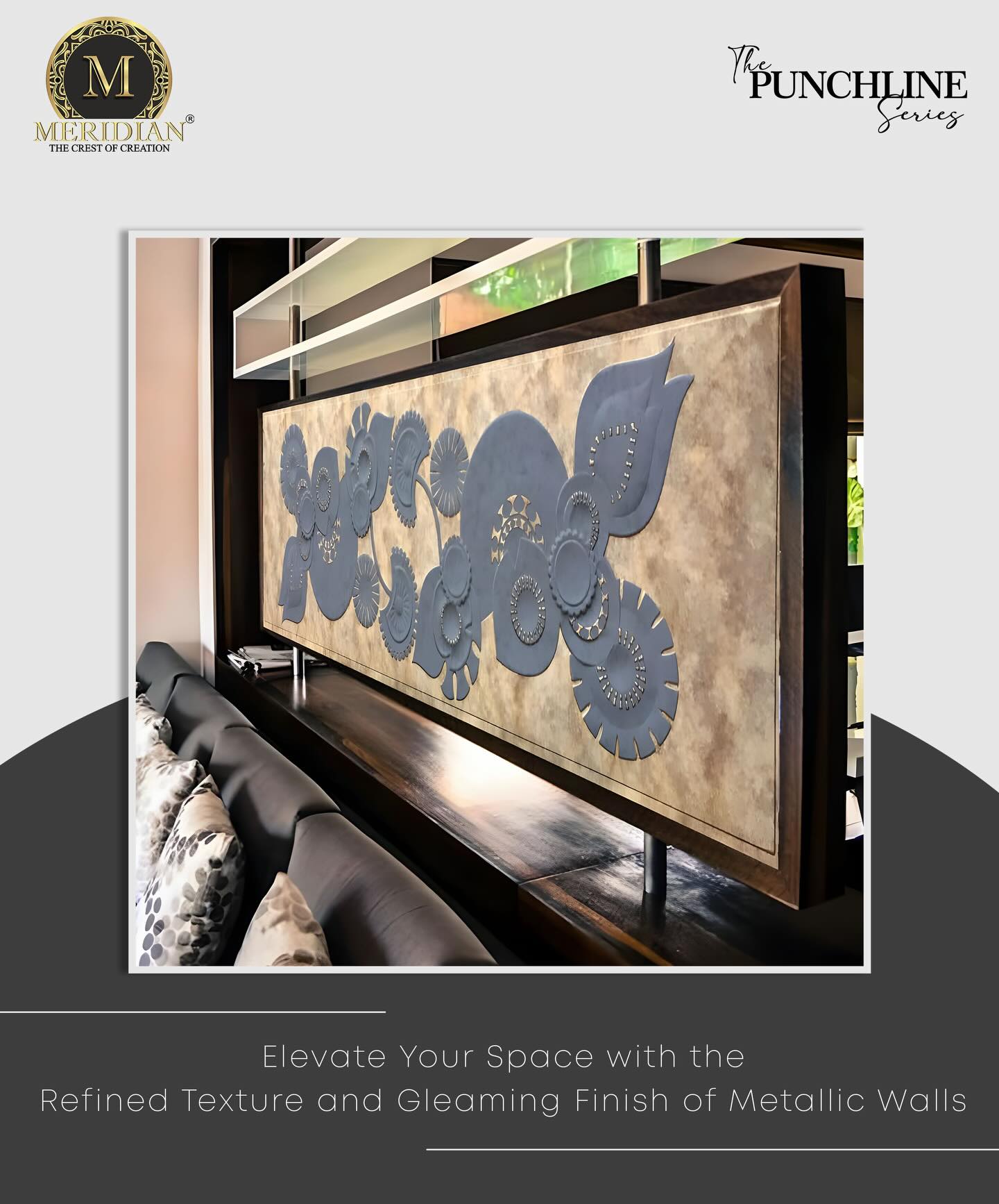 PUNCHLINE ✨ Double the tone. Double the impact.
Where contrast meets creativity 🎭
Bold dual shades, striking patterns, and a design that instantly grabs attention.
🎨 Play with two tones
🧩 Add depth to your walls
🏠 Make every space a statement
Because great interiors always have the perfect punchline. 😉✨
#PunchlineCollection #MeridianCollection #DualTonePanels #StatementWalls #InteriorDesignIdeas ModernSpaces DesignWithImpact