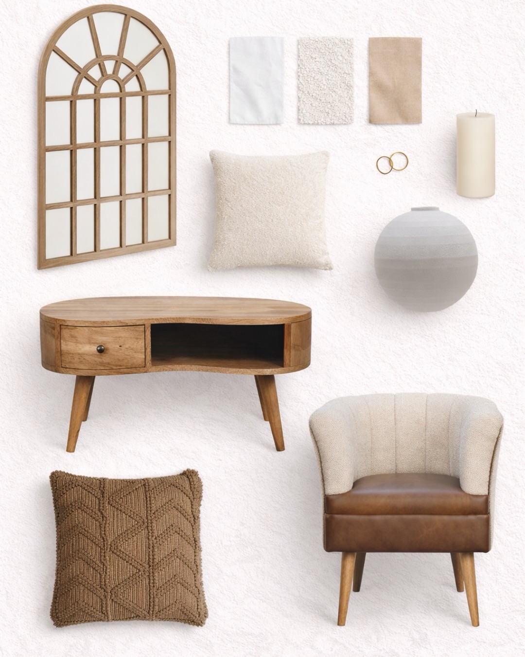 Four moodboards inspired by Pantone Colour of 2026, Cloud Dancer ☁️
A shade this brings light, balance and quiet luxury into the home.
From airy living spaces to serene bedrooms and softly styled hallways, each moodboards explores how warm whites, pale stone, natural woods and tactile fabrics can create interiors that feel aligned and effortless 🤍
📌 Save this for neutral colour inspiration, calming interior ideas and home styling that will last far beyond this season.