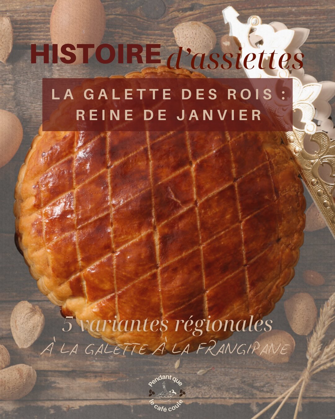 𝑹𝒐𝒖𝒍𝒆 𝒈𝒂𝒍𝒆𝒕𝒕𝒆 !
Un feuilletage croustillant, une frangipane gourmande et une jolie fève à dénicher : la recette parfaite pour bien commencer la nouvelle année ! 🕯️🧈
Mais selon la région la recette, aussi gourmande soit-elle, n’est pas toujours la même... Aujourd’hui découvrez 𝟓 𝒗𝒂𝒓𝒊𝒂𝒏𝒕𝒆𝒔 régionales de la traditionnelle galette à la frangipane !
📈Le saviez-vous ? 94% des Français mange une galette à la frangipane en Janvier ! 😋
📌Pour tout savoir sur l’origine de ce dessert bien beurré, rendez-vous dans le nouvel épisode du podcast vendredi 9 janvier !
📍Si ce poste vous a plu... n’hésitez pas à vous abonner !
#foodhistory #cooking #cuisine #foryou #newyear