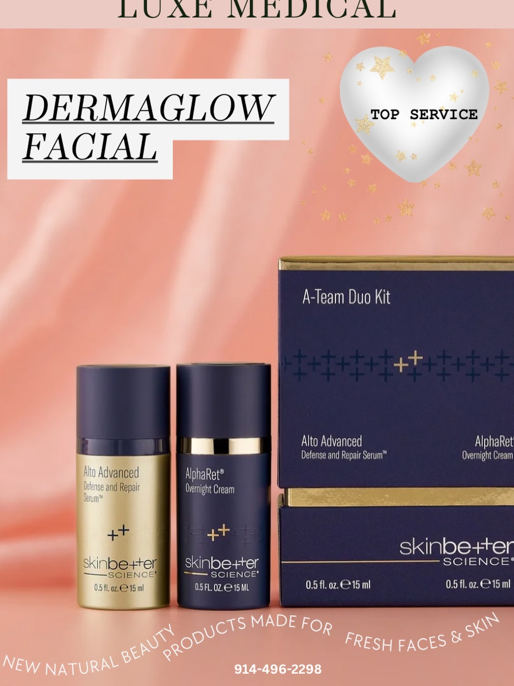 Our top service to help you feel your best ✨
What’s better than a DermaGlow facial?
Pair it with an IV drip and hydrate from the inside out 💧✨
Glow on the outside. Feel amazing on the inside.
📍 Luxe Medical
🌐 www.luxemedicalinc.com
📞 914-496-2298
#DermaGlow #GlowFromWithin #IVHydration #LuxeMedical #FacialGlow WellnessAndBeauty HydrateToGlow