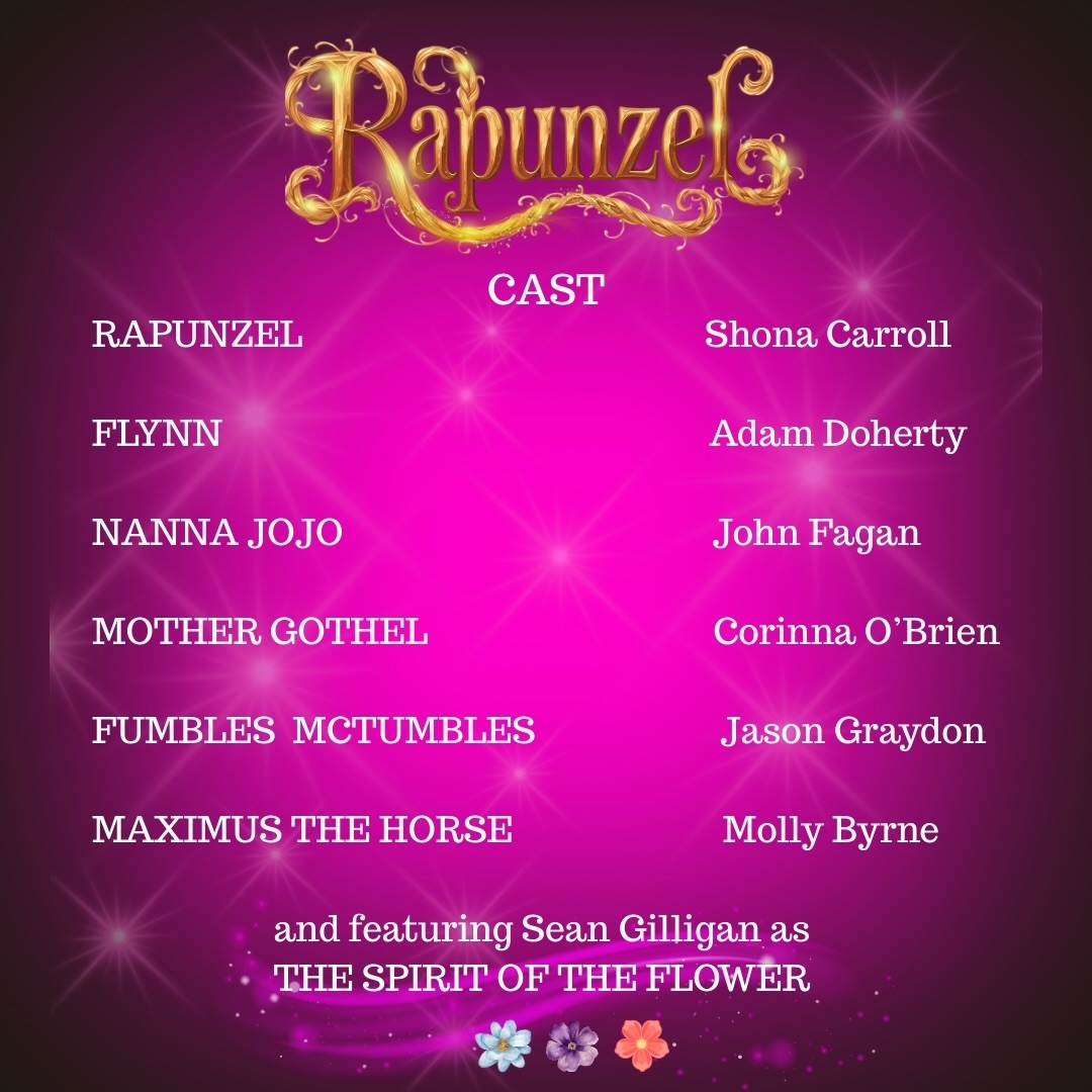 ๐ฃ Rapunzel cast announcement - oh yes it is!! ๐ฃ
Rapunzel comes to Grange Woodbine, Raheny from February 11th - 22nd ๐ธ
Ticket link for this hair-larious in our bio ๐