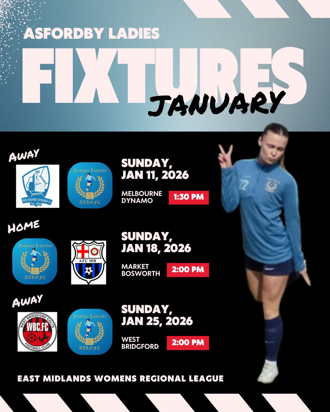WE ARE BACK! 🙌
#januaryfixtures #awaydaysarethebestdays #wolfpack #womensfootball