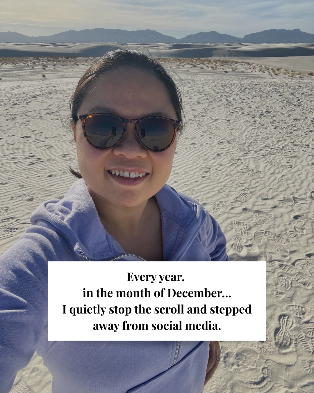 Every year, near the end of December, I quietly step away from social media.
Not because anything is wrong, but because I want to be fully here.
It’s my son’s birthday during this time, which makes these weeks feel especially tender and meaningful. We travel, we gather with people we love, we take a million photos… and most of them never make it online.
There’s a part of me that just wants to be with my people. To enjoy them rather than post about them online.
I also step back from work during this time. As a business owner (and a parent coach), I know work doesn’t ever fully turn off. What I’m practicing is not pushing that part of me away, but holding it gently—so it doesn’t crowd out rest, presence, or connection.
These past two to three weeks have been deeply nourishing.
No rushing. No agenda. Just following the day as it unfolds.
A friend drove six hours just to celebrate our son. I met a therapist friend in person for the first time and felt an instant connection. We fed flamingoes for our first time.
If you asked me how my holidays were, I’d probably say:
“Nothing significant… and everything significant at the same time.”
I don’t remember every place we went, but I remember who we were with.
The laughter. The conversations. The felt sense of being together in person. In community.
Coming back to social media this week has been a little harder than I expected. And it reminded me again how curated social media can be—and how much more meaningful real life is.
A gentle reminder for you and for me:
Don’t get so caught up watching life online that you miss the one unfolding right in front of you. ❤️
Hi! 👋 I’m Lina, a parent coach, mother, and a believer in connection over perfection. I’m learning alongside my children as we build a family life that feels supportive, imperfect, and real. Follow along for honest parenting reflections and reminders that you’re already enough. Come as you are.
.
.
.
#consciousparenting #parentingwithintention #parentingreflections