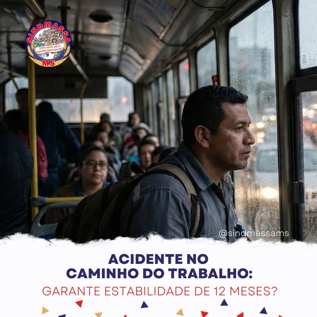 Acidente indo ou voltando da empresa: afinal, o emprego está garantido? 🚌⚠️
Essa é uma dúvida clássica!
O acidente de trajeto pode garantir estabilidade de 12 meses, mas atenção: não é automático.
Existem regras específicas que o trabalhador da categoria precisa conhecer.
Confira quando o direito é válido:
✅ Equiparação: O acidente no percurso (seja de ônibus, carro, moto ou a pé) pode ser equiparado a acidente de trabalho para fins previdenciários (INSS).
✅ A Regra dos 15 Dias: A estabilidade de 1 ano só é garantida se você ficar afastado por mais de 15 dias E receber o benefício acidentário do INSS.
⚖️ E a indenização da empresa?
Aqui muda um pouco.
A empresa só é obrigada a indenizar se tiver culpa (por exemplo, se o transporte era fornecido por ela e estava sem manutenção).
Se foi um acidente de trânsito comum, a empresa geralmente não responde civilmente, pois o tempo de trajeto não é mais considerado "tempo à disposição" pela CLT.
🛡️ O SINDMASSA MS está aqui para orientar você!
Sofreu um acidente e está com dúvidas sobre seu afastamento ou estabilidade?
Não assine nada sem falar com a gente.
#SINDMASSAMS #DireitoDoTrabalhador #AcidenteDeTrajeto #Estabilidade INSS IndustriaDeMassas MatoGrossoDoSul TrabalhadorInformado DireitosTrabalhistas CLT