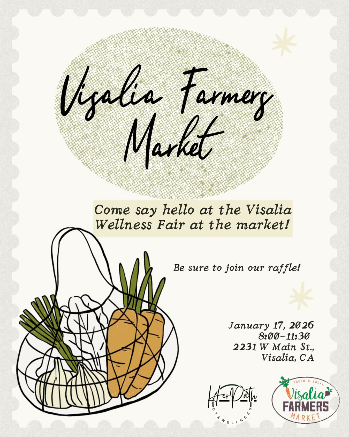 Join me this Saturday at the Visalia Farmers Market Wellness Fair from 8:00–11:30am.
I’ll be sharing how perinatal nutrition can support fertility, pregnancy, and postpartum recovery, and I’m also hosting a raffle for a free nutrition consult.
Come say hi, grab fresh produce, and learn how nourishing your body can support your journey.
#visaliafarmersmarket #visaliawellnessfair #centralvalleymoms #perinatalnutrition