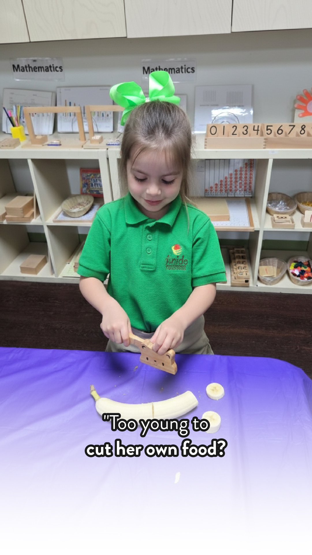 Children are capable of so much more than we often give them credit for. 🌱✨
Teaching them to safely handle knives isn’t about rushing—they learn responsibility, understand consequences, and gain confidence with each step. Every skill is introduced gradually, building independence and self-esteem as they grow. 💛
Months of practice and gentle guidance help them master each step before moving on to the next, showing that patience and trust go a long way in nurturing capable, confident kids.
🎥 Credit: @roxybondoc
#Montessori #MontessoriPreschool #EarlyLearning #EarlyChildhoodEducation #LearningThroughPlay #ChildDevelopment #VPK #SchoolReadiness #StepUpScholarships #ELCFlorida #KendallMoms #MiamiMoms #MiamiPreschool #KendallPreschool #SouthFloridaMoms