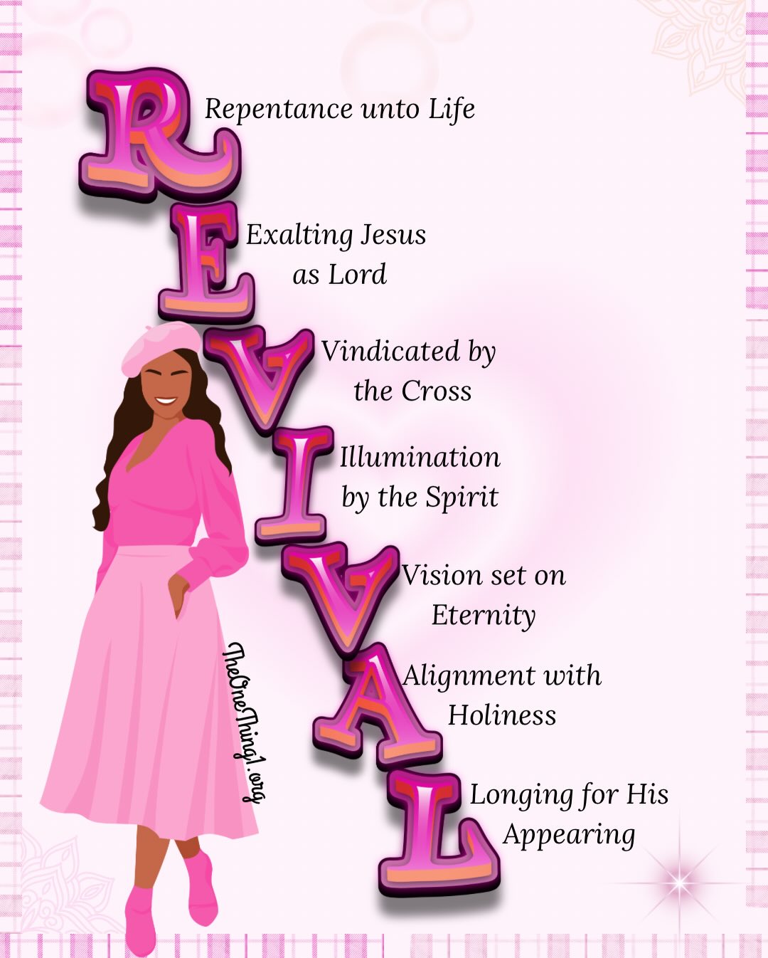 January is often marked as a month of reset—and rightly so. It is a threshold moment, a time when hearts lean toward renewal. That is why January is the perfect month to kindle R.E.V.I.V.A.L. A simple word, yet one layered with profound meaning.
One of the earliest biblical pictures of revival appears in the story of Jacob. After years of grief believing Joseph was dead, Jacob receives news that his son is alive. When he sees the wagons Joseph sent to carry him to Egypt, Scripture tells us, “…the spirit of their father Jacob revived” (Genesis 45:27).
That word revived is rich in Hebrew. The text reads, “and the spirit of Jacob lived again”—וַתְּחִי (vattəḥî), from the root חיה (chayah), meaning to live, to come alive again, to be revived, to regain strength and vitality. Jacob’s inner life—his breath, his hope—was reawakened. What had gone numb under the weight of grief began to live again.
I believe we are living in such a moment.
We are being summoned to live vibrantly, to fan the flame, and ignite others through the Gospel of our Lord Jesus Christ.
Friends, we do not arise by staring into darkness; we come alive by beholding the Light. In His Light we see rightly. In Christ darkness loses its dominion, lies lose their voice, and soon, very soon, we will utter “death where is your sting.”
As children of the promise, spiritual Isaacs, we are called to reopen the wells, to uncover what was buried, and to invite the thirsty to drink freely of salvation. What the enemy has tried to stop through compromise, neglect, or fear, God is resurrecting through faith and obedience. What appeared dormant is being rebirthed by the Spirit of the living God.
This is not a season for distraction or spiritual dullness. It is a summons to clarity, courage, and consecration.
True revival is not hype or emotional frenzy. It is an awakening brought about by the Spirit’s revelation—the unveiling of Jesus Christ: crucified for our sins, risen in power, ascended in glory, and coming again soon as our blessed hope.
Beloved, there is R.E.V.I.V.A.L. before His return.
Continued in comments👇🏾