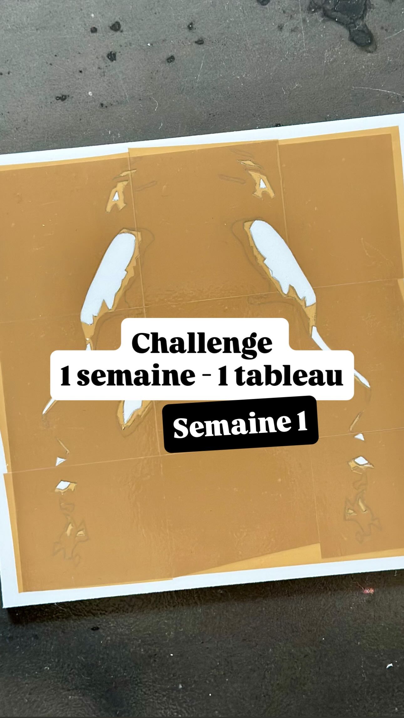 Challenge « 1 semaine - 1 tableau »
SEMAINE 1 - « Janus »
.
Dieu romain des commencements et des fins, des choix, des dualités et du passage. Il a deux visages, l’un tourné vers le passé, l’autre sur l’avenir.
.
Pour le premier, j’ai voulu exprimer une symbolique importante pour moi en ce début d’année.
.
Tous ne seront pas dans ce registre.
.
À la semaine prochaine ! 🤎
.
Musique : « Neve » @fredrenaudin
.
#artcontemporain #tapeart #paulinefillioux #challenge #1semaine1oeuvre