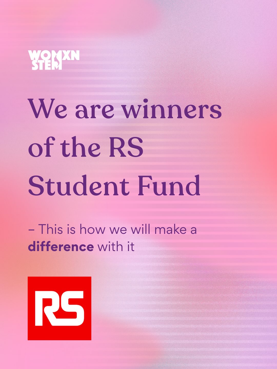 We’re proud to be an RS Student Fund Winner 🏆
KCL Womxn in STEM (WiSTEM) is a student-led society at King’s College London working to challenge gender inequality in STEM through mentorship, skills workshops, flagship events, and community-building.
With RS’s support, we’re expanding our Schools Outreach Programme, delivering hands-on STEM workshops to girls aged 14–17 across London’s underserved boroughs. From coding and electronics to AI and 3D modelling, our sessions make STEM tangible, inclusive, and inspiring.
By investing in outreach, RS is helping us empower the next generation of innovators — while also building confidence, leadership, and communication skills in our student volunteers.
Thank you @wearersgroup and @RSYouthCommunity for supporting our mission 💙
#RSFundWinner #womxninstem