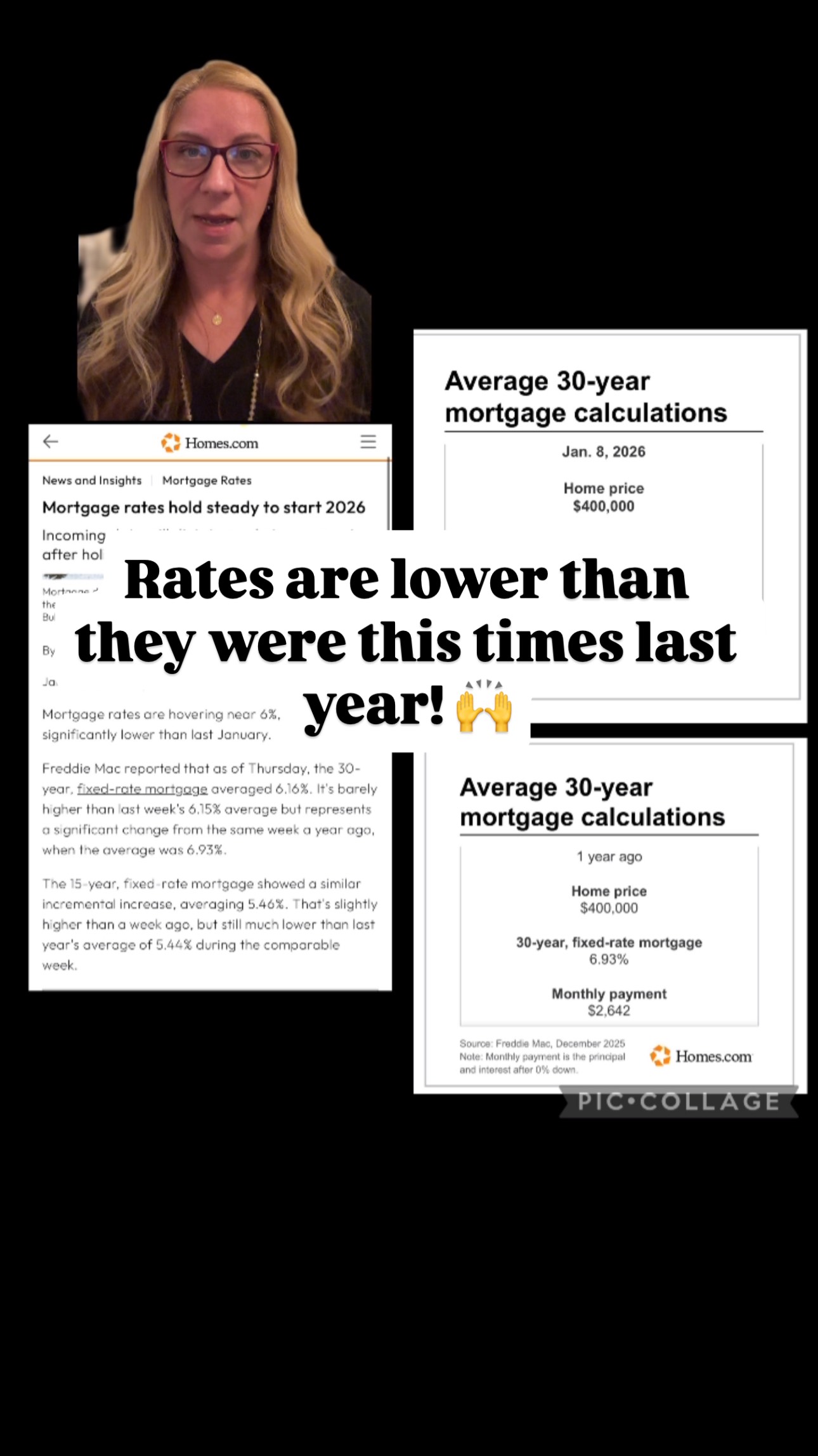 📉 Rates are lower than they have been since January of 2025 according Freddie Mac and Homes.com.
Check out the graphics in my video to see the difference in a mortgage payment. But, listen, don’t wait too long for that “perfect home” because as we know in our area, homes have continued to appreciate year over year in the DC Metro area.
That house you’re interested in purchasing now at $500,000 could be $550,000 next year!
Video 48/100
#keepinitreal