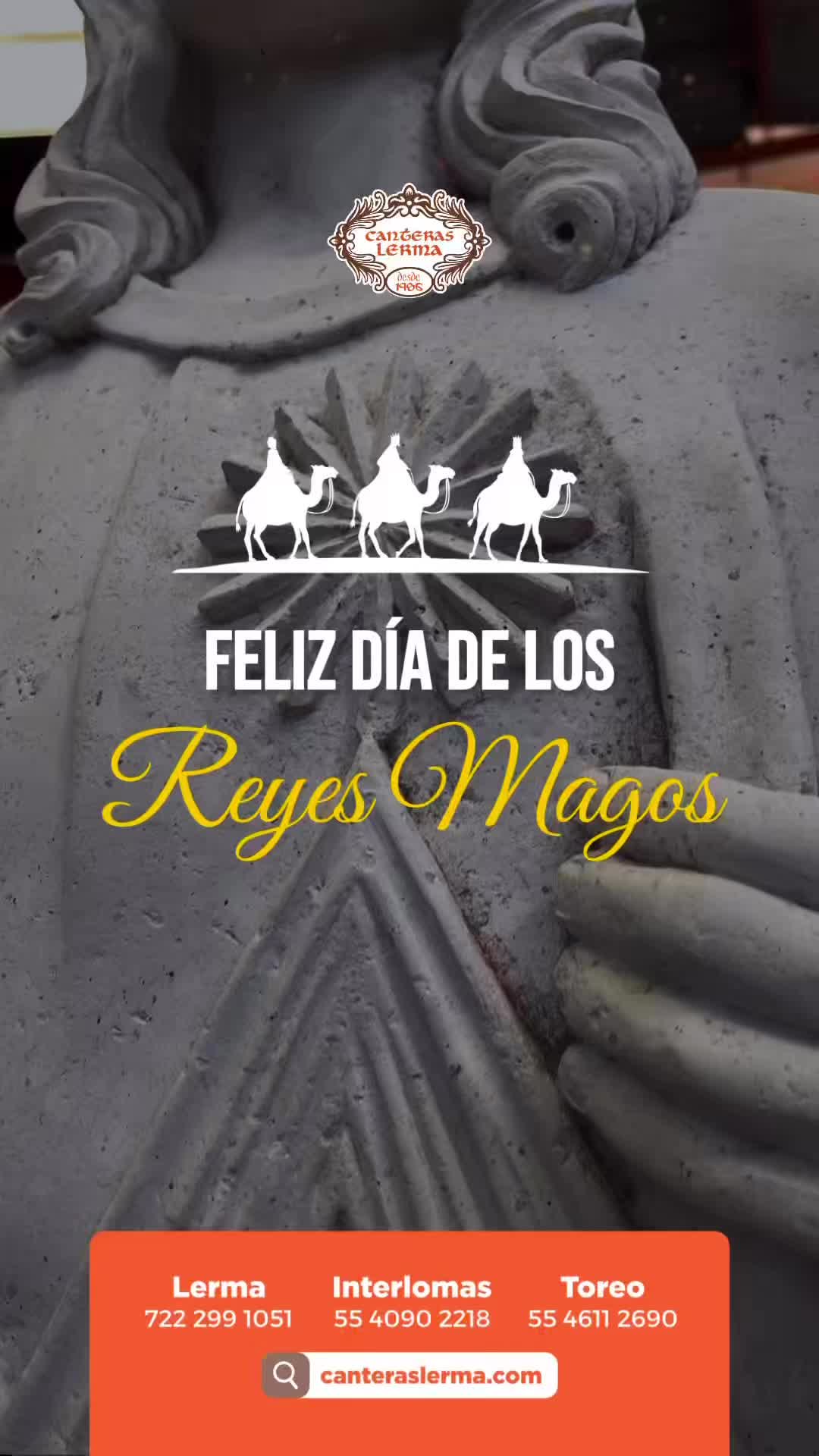 Este Día de Reyes celebramos la magia de dar, de sorprender y de creer, con piezas que nacen de la piedra y se convierten en tradición. 🧡👑
Nuestras esculturas están hechas para acompañar historias, hogares y recuerdos que duran toda la vida. 📲 https://www.canteraslerma.
#DíaDeReyes #ReyesMagos #CanterasLerma #PiedraNatural #EsculturasEnPiedra #ArteEnCantera #HechoEnMéxico #DiseñoNatural