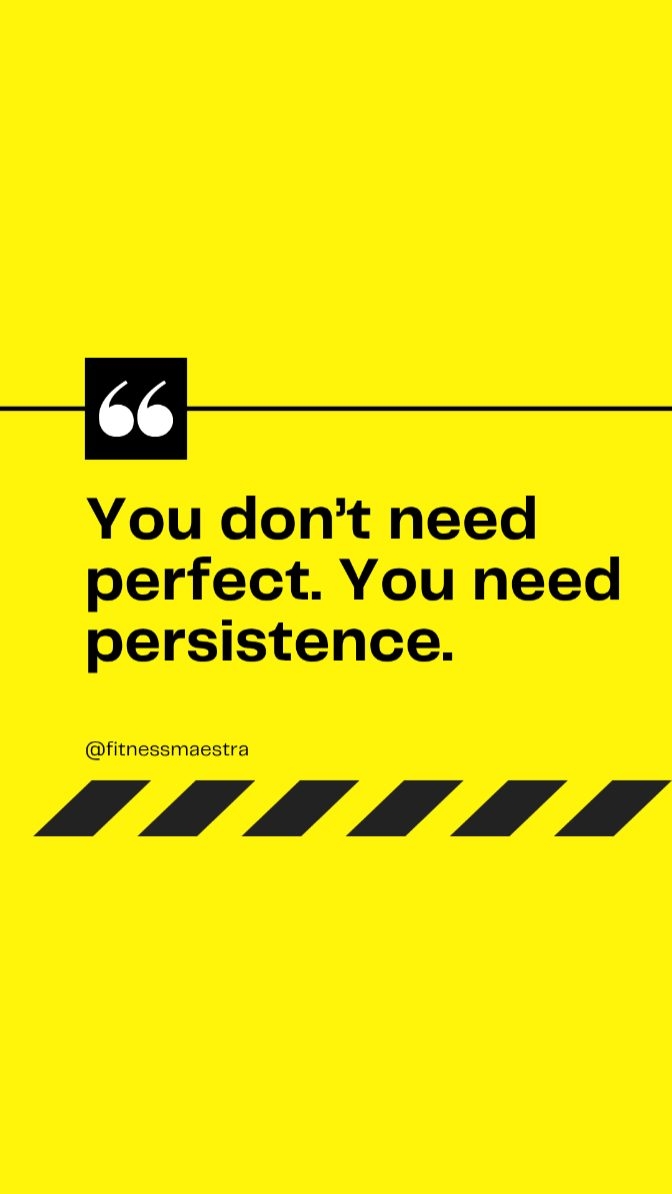 Stop waiting for the ‘perfect’ plan, time, or week. Progress happens when you keep moving forward, even when things aren’t ideal. Imperfect consistency > perfect inconsistency.