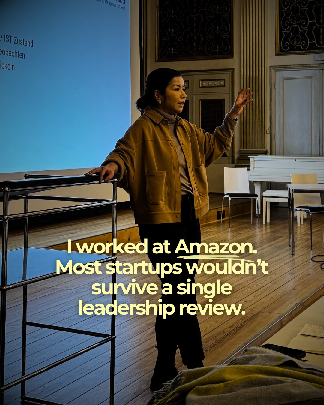Founders we need to talk - I see too many eye rolls when talking about culture. Thing is though I’ve worked with the best and can say nothing is accidental.
On the contrary everything’s is build by design.
I’ve worked at Amazon and see why startups fail.
If you take Amazon: The mission, the leadership principles and the systems are aligned to achieve the goal and the vision.
Founders? Are overwhelmed and focused on the wrong things.
Want a free culture check? Comment 💌 or slide into my DMs.