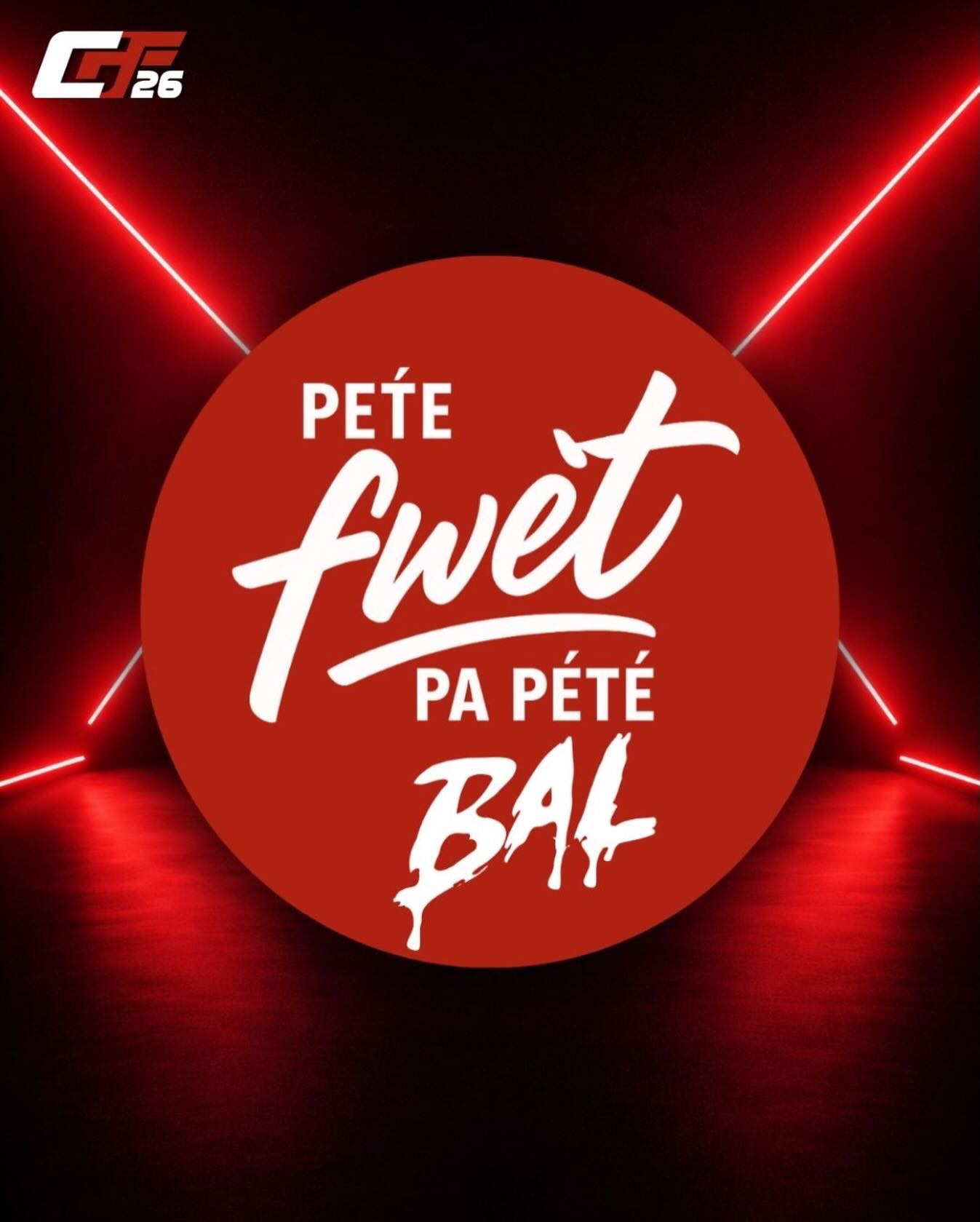 On sait faire du bruit, Impressionner, Faire vibrer.🔥
Alors faisons le bon choix : Pété fwèt, pa pété bal.
Le vrai impact,c’est celui qui rassemble. ✨
🔥THÈME SAISON 2026🔥