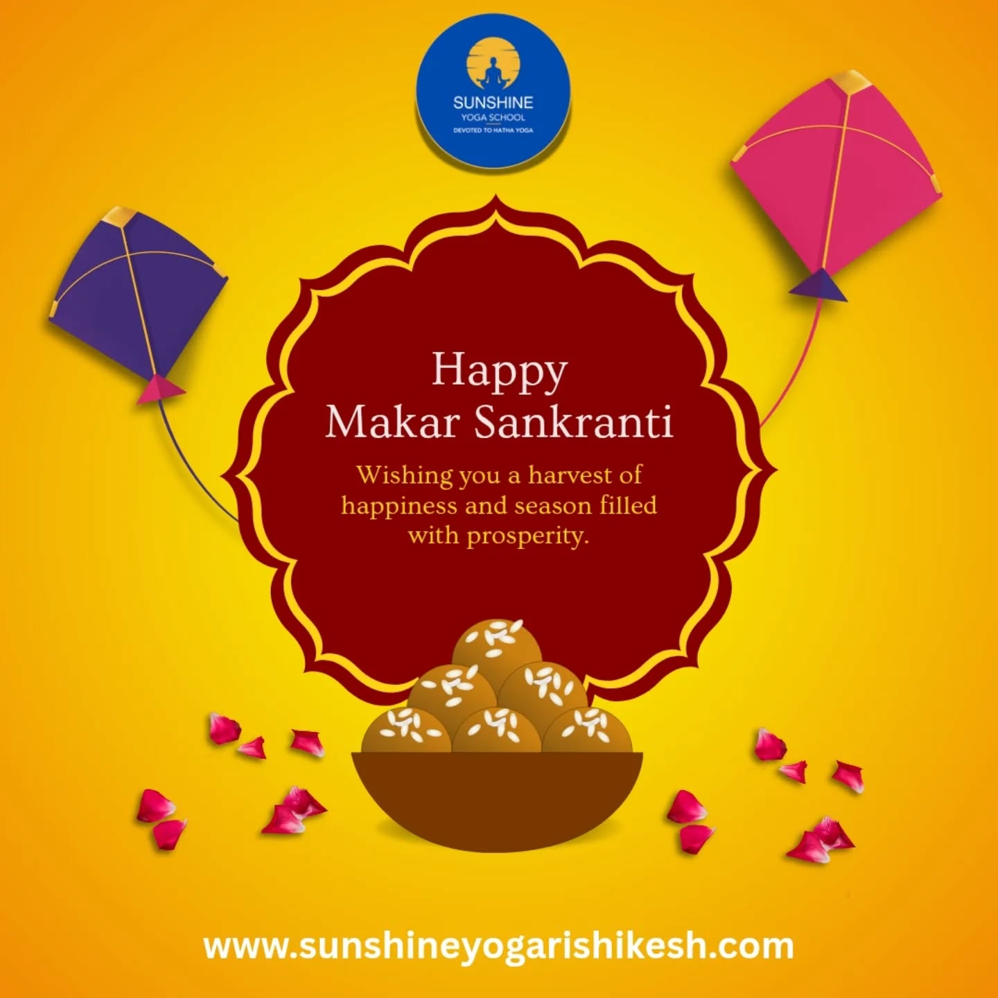 ๐พโจ Happy Makar Sankranti โจ๐พ
Wishing you a harvest of joy, health, and abundance this Makar Sankranti.
May this sacred transition of the Sun bring clarity, renewal, and inner light into your life.
Celebrate this auspicious time with premium private yoga & healing sessions at Sunshine Yoga School, Rishikesh, guided personally by Manoj Rawat (15+ years experience).
โจ A refined yogic journey for body, mind & energy:
โข Personalized Hatha & Vinyasa Yoga.
โข Pranayama for cleansing & balance.
โข Meditation for inner stillness.
โข Energy awareness & subtle healing.
โข One-on-one spiritual guidance.
Let this Makar Sankranti mark a new beginning aligning you with purpose, peace, and higher awareness.
๐ Tapovan, Rishikesh
๐ฑ WhatsApp: +91 7505528046
๐ www.sunshineyogarishikesh.com
#MakarSankranti #HappyMakarSankranti #SpiritualYoga #PrivateYoga #SunshineYogaSchool RishikeshYoga HealingEnergy ManojRawatYoga NewBeginnings InnerLight