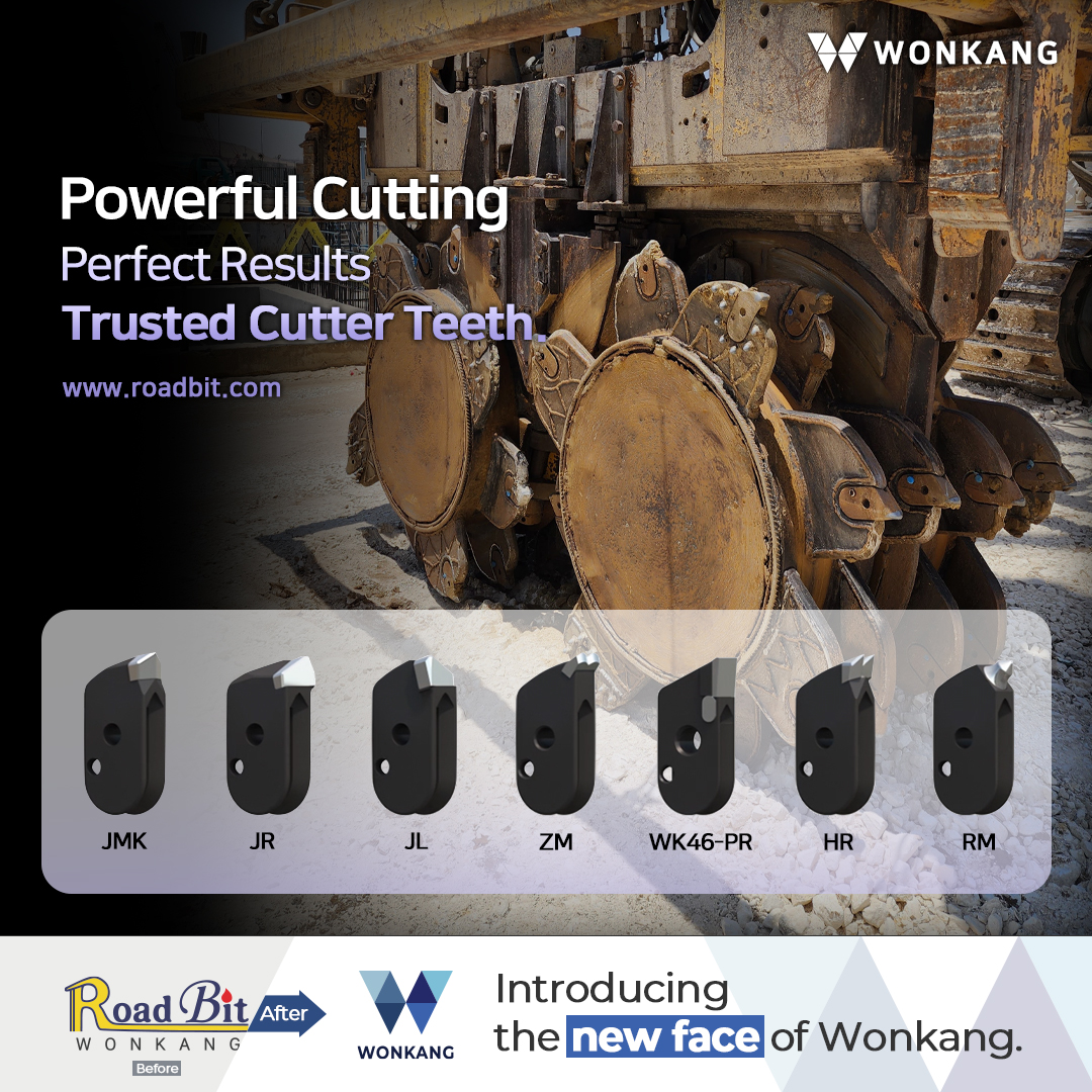 Powerful Cutting Perfect Results Trusted Cutter Teeth.
www.roadbit.com
#Diaphragmwall #Slurrywall #trenchcutter #BC30 #BC32 #BC35 #BC40 #cutterteeth #gearbox #mudpump #korea #wonkang #roadbit #cuttingwheel #BCF10 #BCF9 #spareparts #Mechanicalseals #Damper #Gearing #Complete #Assembly #roadheader #pick #tunneling #1500mm #bearing