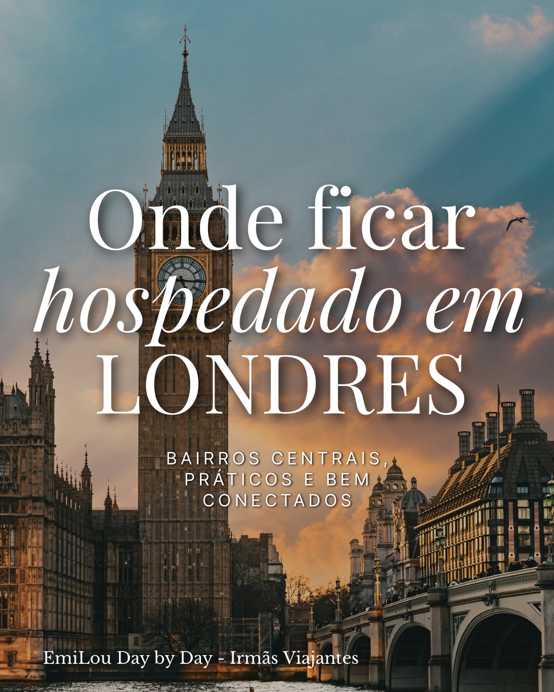 Escolher onde ficar em Londres é uma das decisões mais importantes da viagem.
Bairros centrais, bem conectados ao metrô e com personalidade própria tornam os dias mais práticos e muito mais agradáveis na nossa humilde opinião.
De regiões elegantes como Mayfair e Marylebone, a áreas vibrantes como Covent Garden, todos esses bairros oferecem excelente localização, acesso fácil às principais atrações e diferentes estilos de Londres.
Nós as Irmãs Viajantes Emi e Lou já exploramos cada um desses bairros em vídeo no nosso canal EmiLou Day by Day | Irmãs Viajantes
E reunimos dicas detalhadas no site www.EmiLouDaybyDay.com
Salve este post para planejar sua hospedagem com calma
#ondeficaremlondres #Londres #BairrosDeLondres #emiloudaybyday #LondresDicas