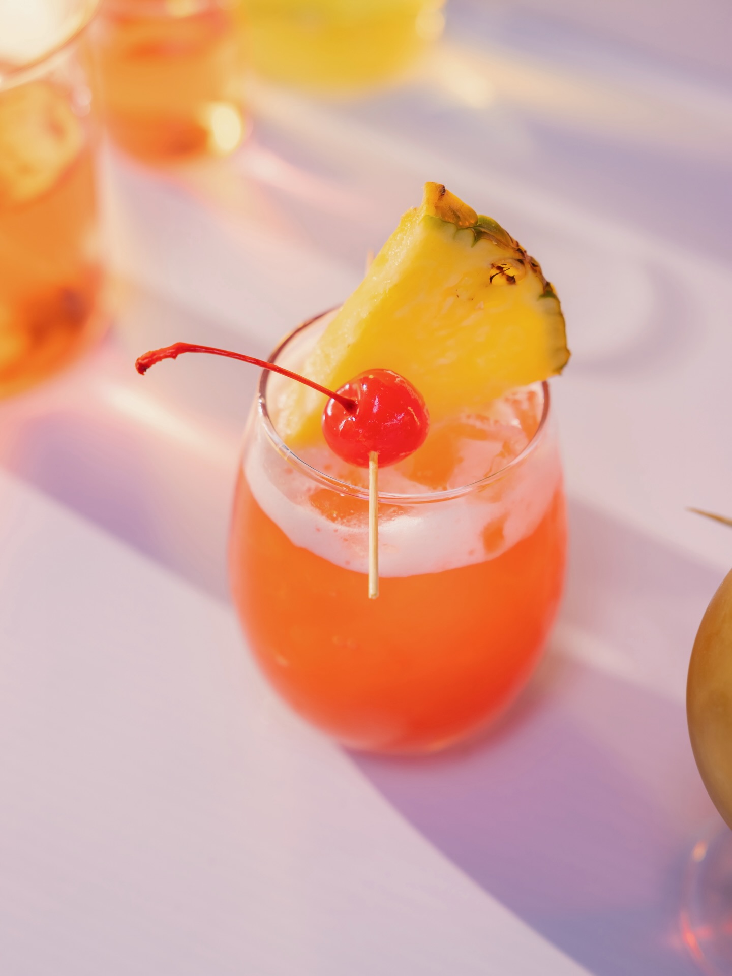 sip the tropics, skip the booze 🌴🍹 caribbean tiki punch with ritual rum alternative, pinea....