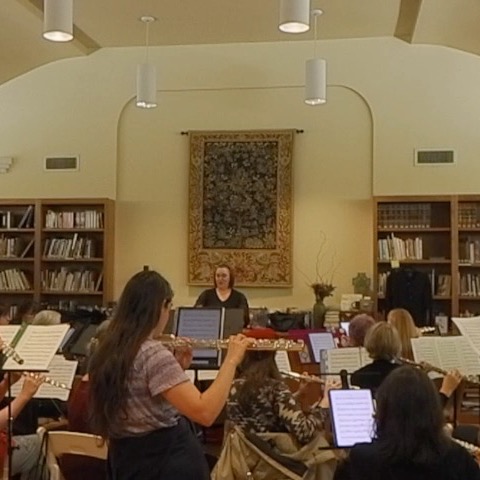 The @seattleflutesociety Flute Choir's spring session is officially underway! Here's a little jazzy taste of our first rehearsal/sightreading session - I can't wait to see how this group develops! #seattleflutesociety #flutechoir #flutemusic #flute