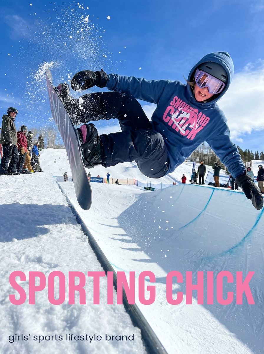 .
This is Sporting Chick.
A girls’ sports lifestyle brand.
#sportingchick
#girlsinsports
#girlswhoplay
#likeagirl