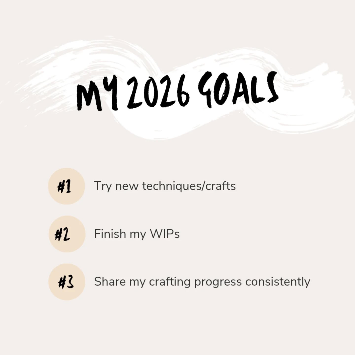 This year, I want to focus more on progress and consistency, and as a bonus - punch cards!
What's your goal for 2026?
#2026goals #craftersofinstagram #crochetersofinstagram #smallbusinesstoronto